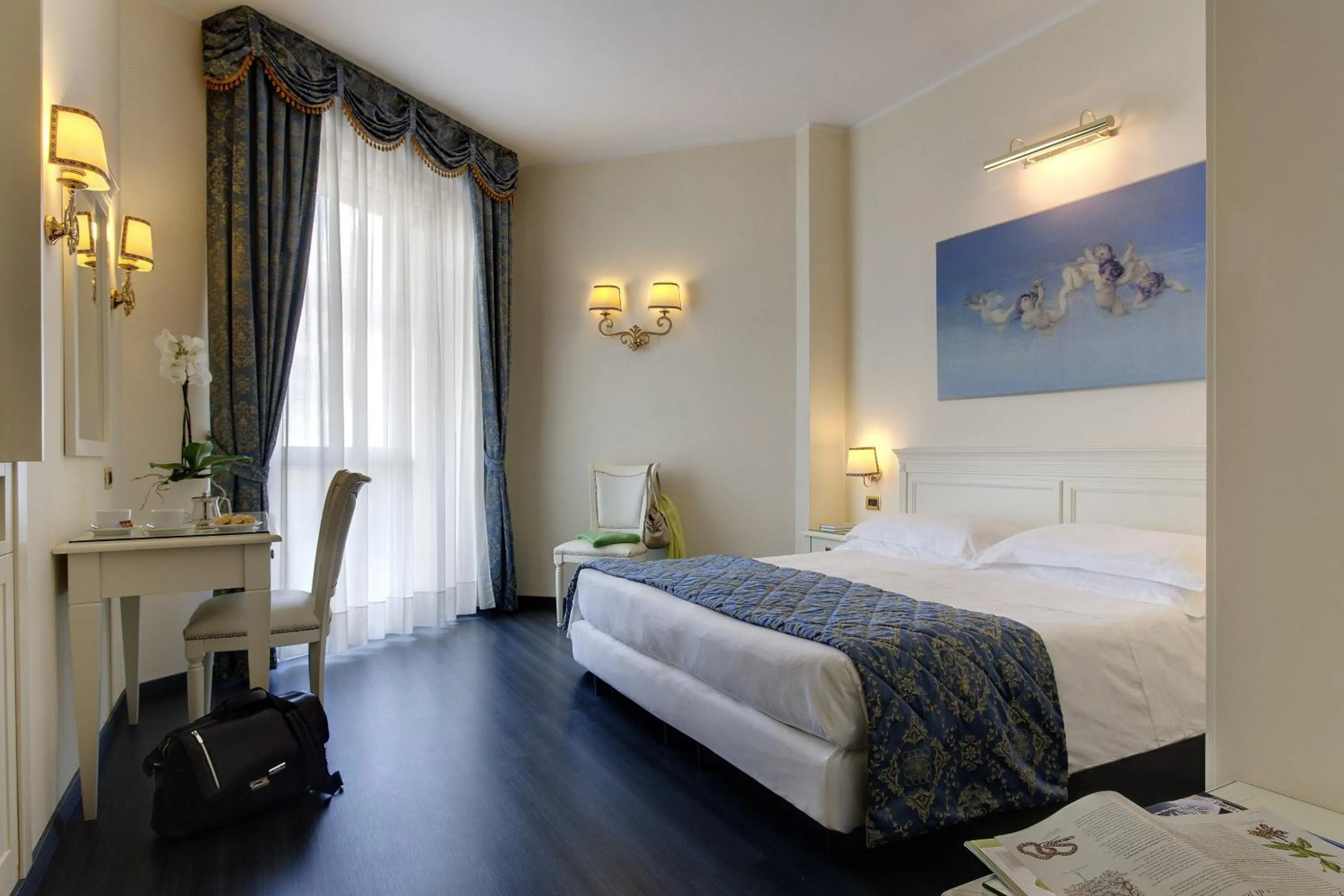 Photo of the whole room, Bed in Plaza Hotel Abano Terme
