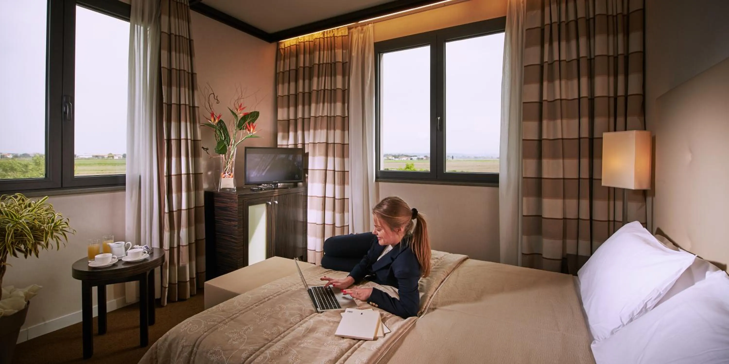 Bedroom, Bed in Hotel Pisa Valdera