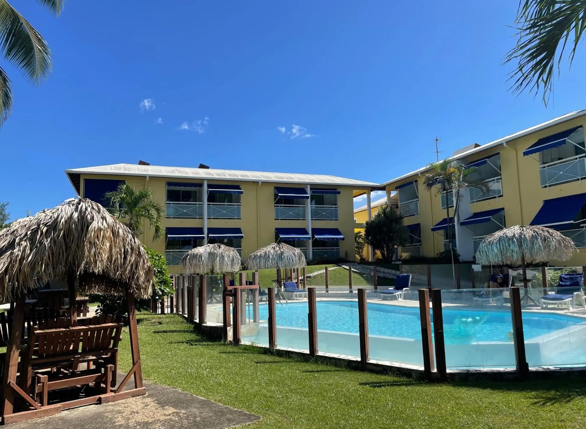 Garden view in Les Créolines
