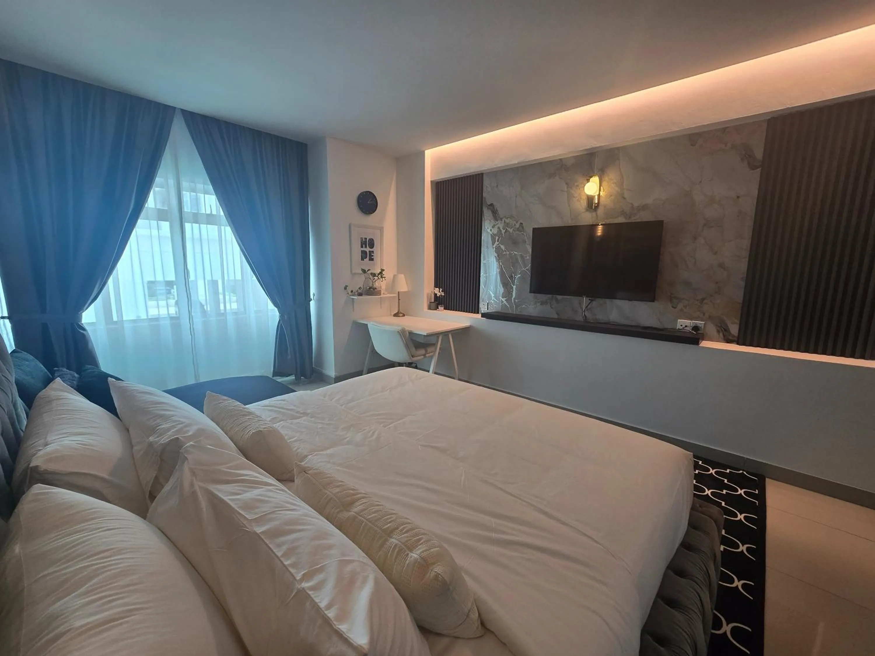 Bed in Aster+ Hotel Bukit Jalil