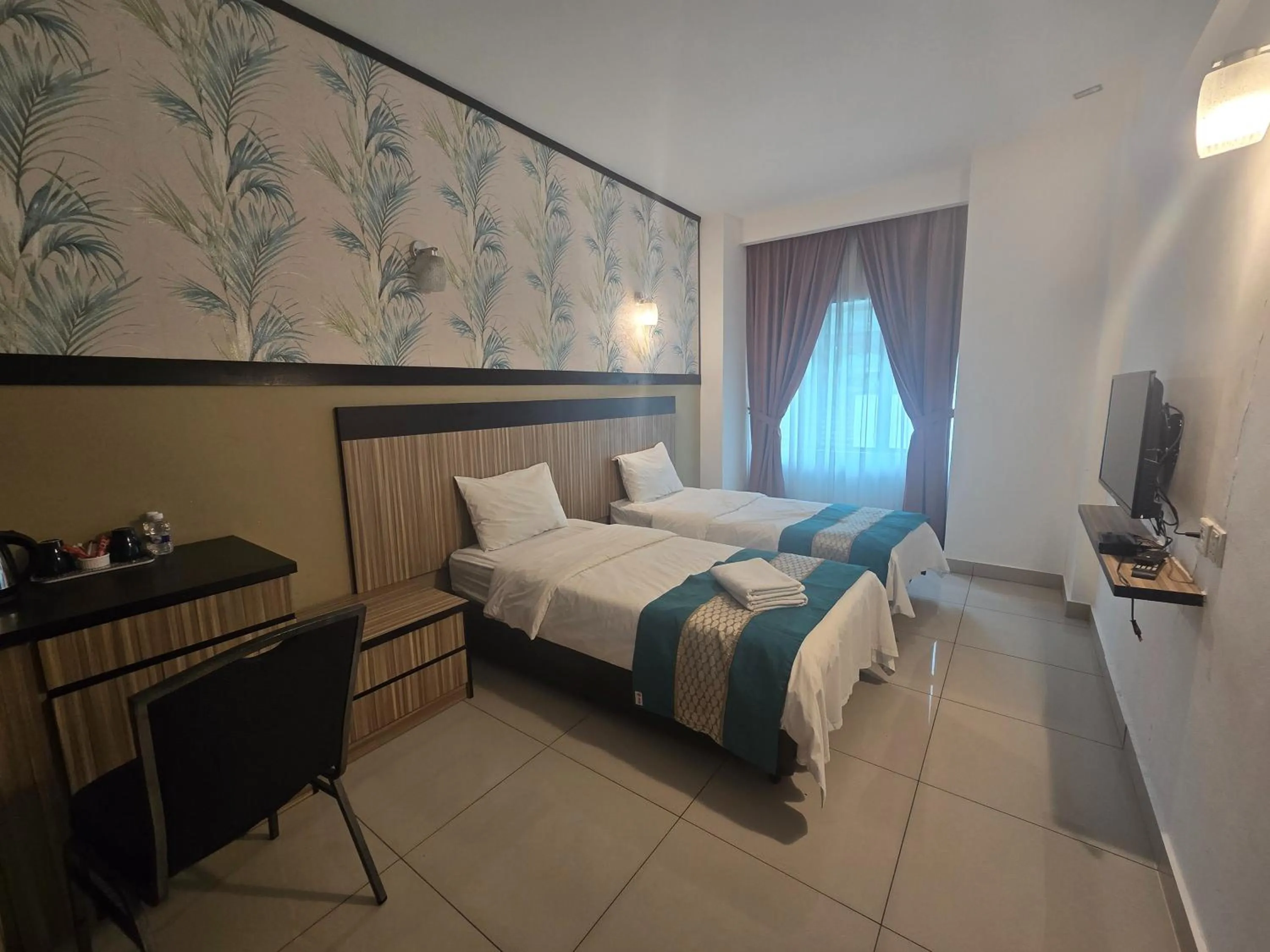 Bed in Aster+ Hotel Bukit Jalil