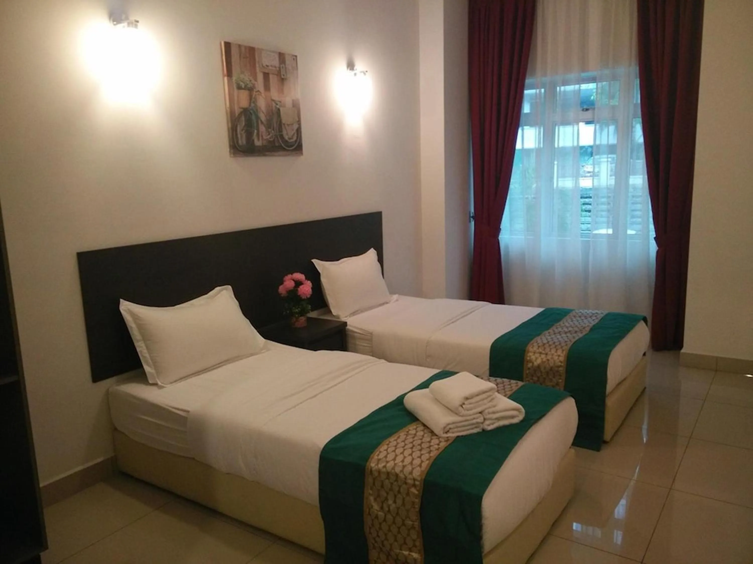 Bed in Aster+ Hotel Bukit Jalil