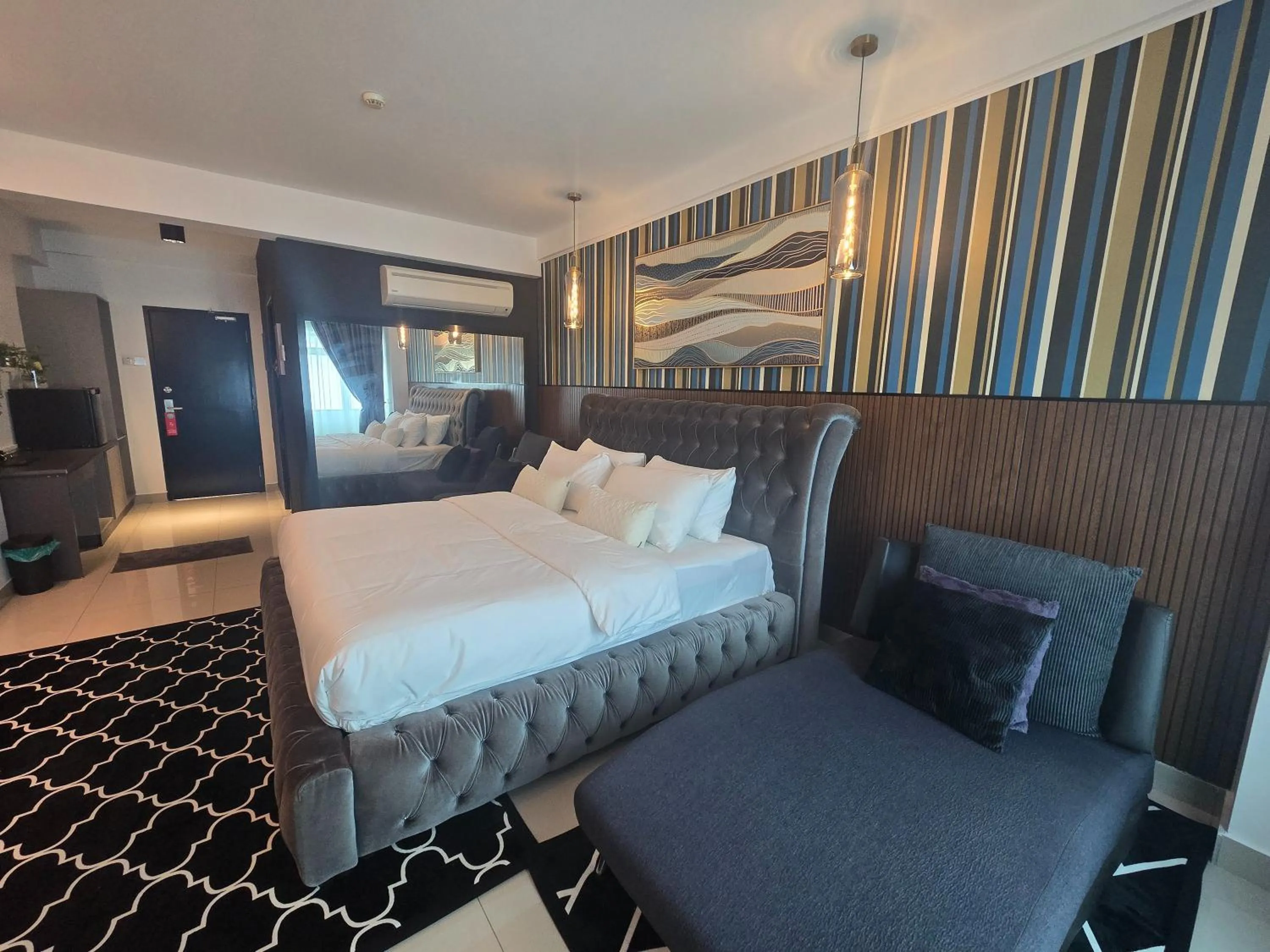 Bed in Aster+ Hotel Bukit Jalil