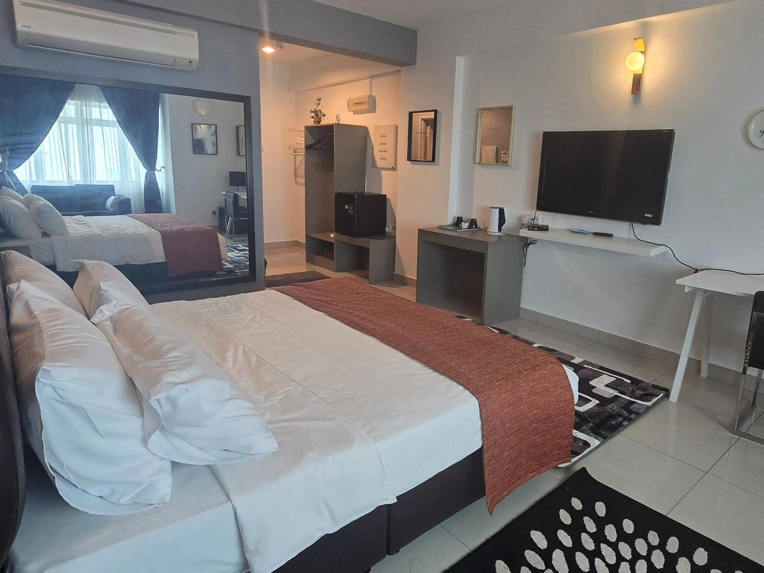 Bed in Aster+ Hotel Bukit Jalil