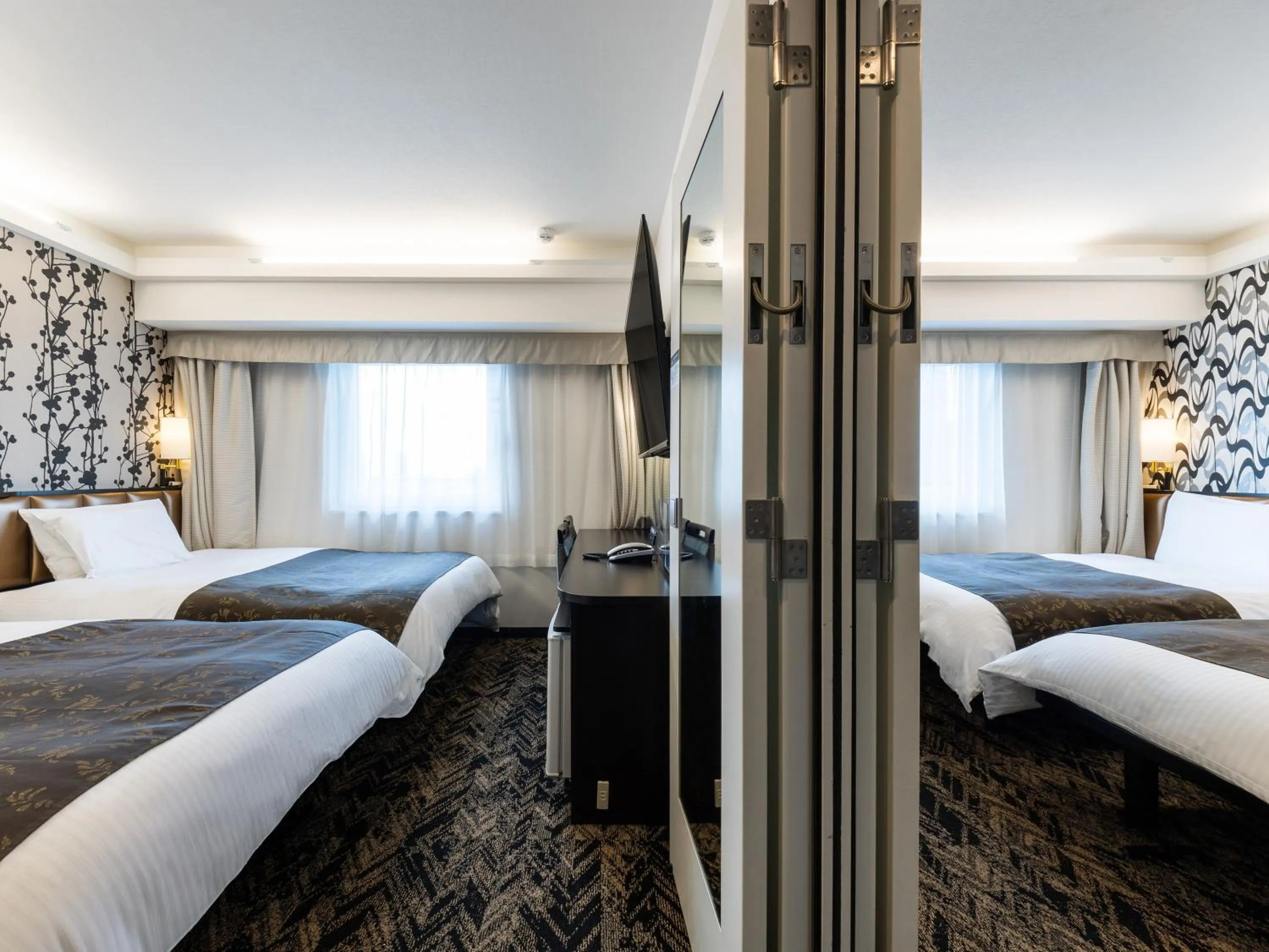 Photo of the whole room, Bed in APA Hotel & Resort Osaka Umeda Eki Tower