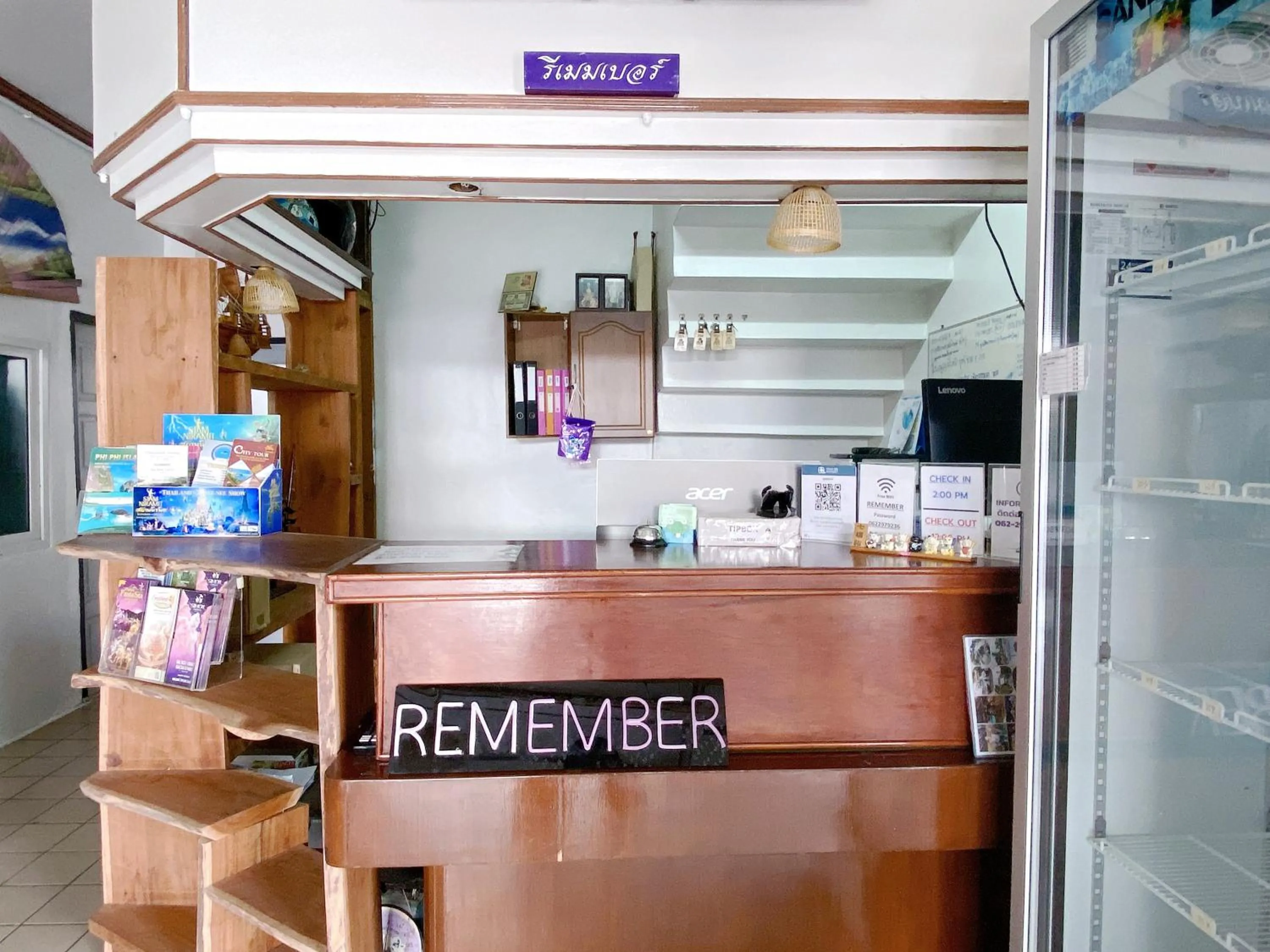 Lobby or reception in Remember at Phuket Town Hostel