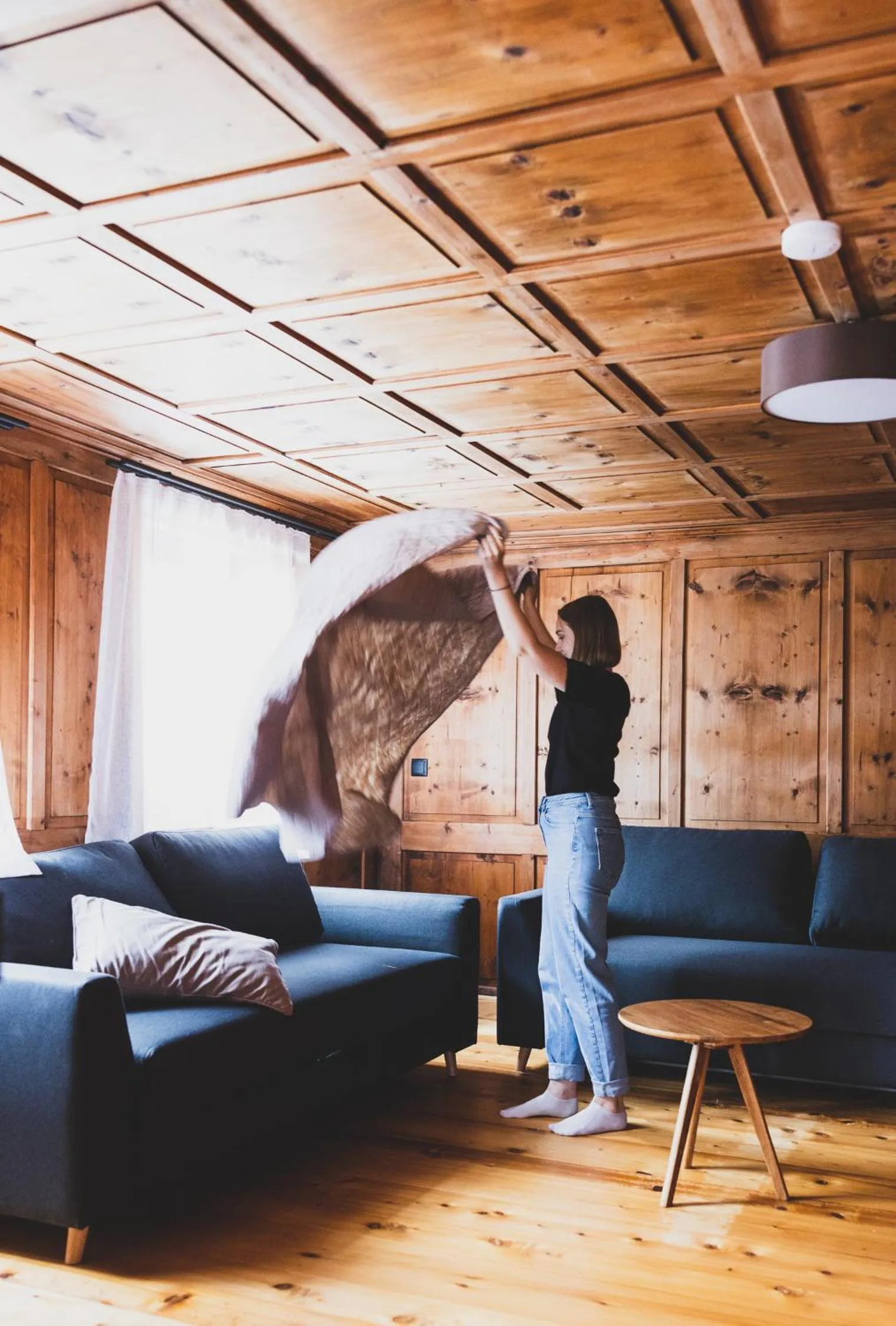 Communal lounge/ TV room in Tante Anna Retreats