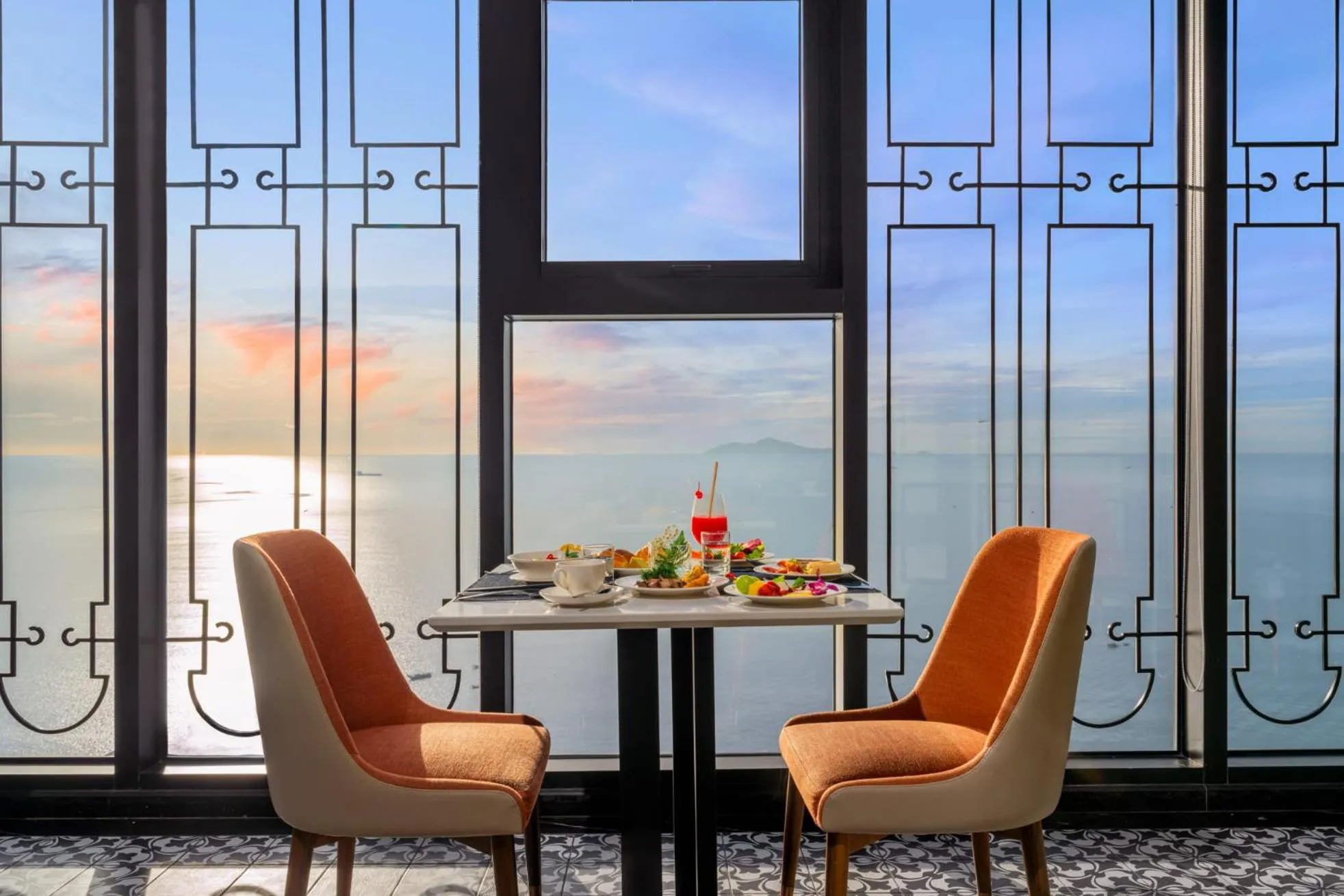 Dining area in Peninsula Hotel Danang