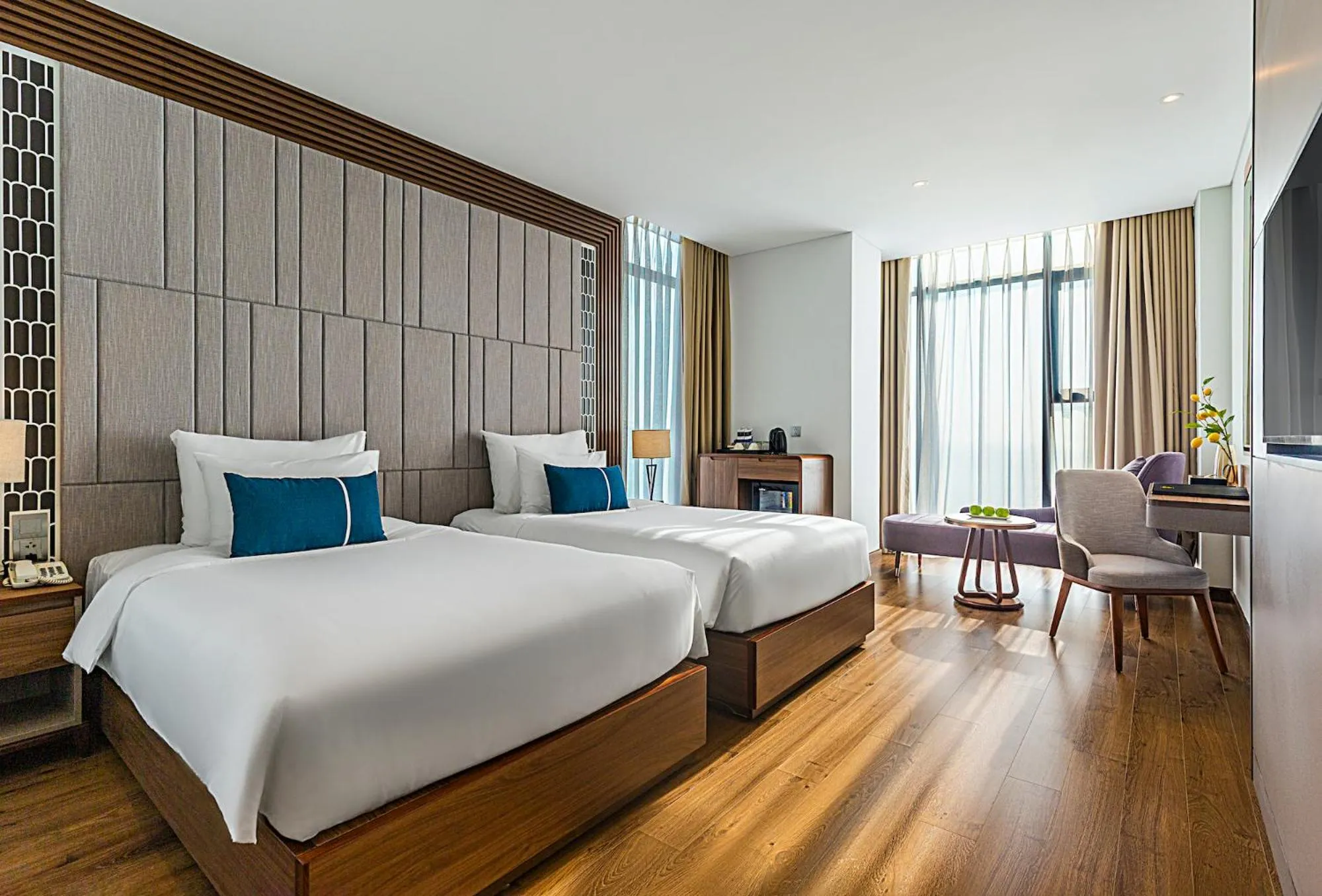 Executive Twin Room with Ocean View - Afternoon Tea Included in Peninsula Hotel Danang