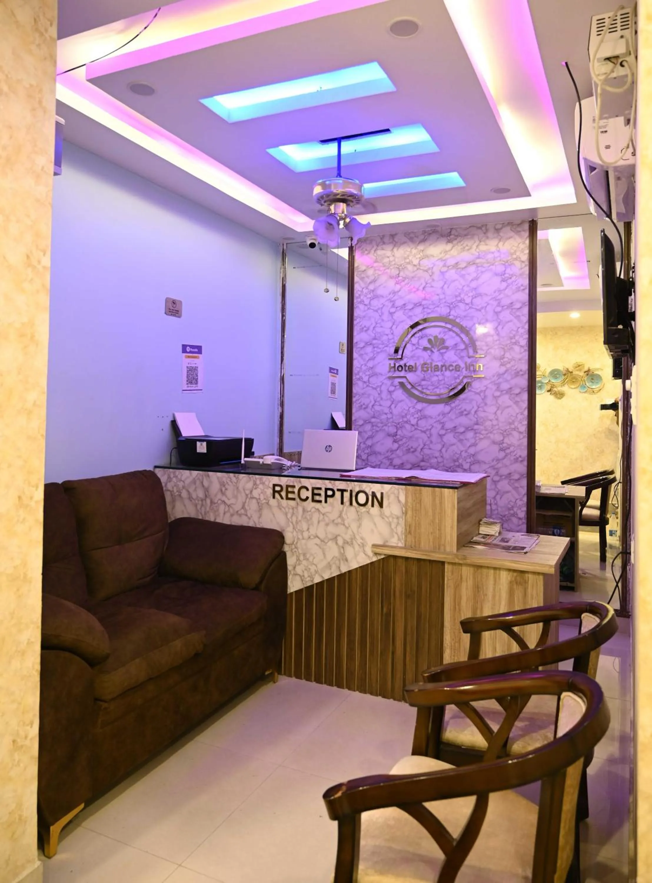 Lobby or reception in Super Hotel O Glance Inn