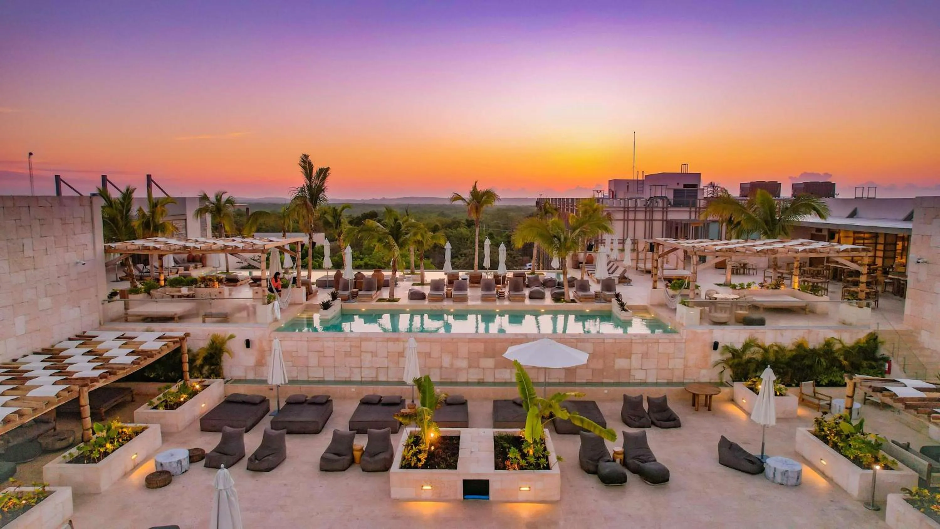 Pool view in Motto By Hilton Tulum