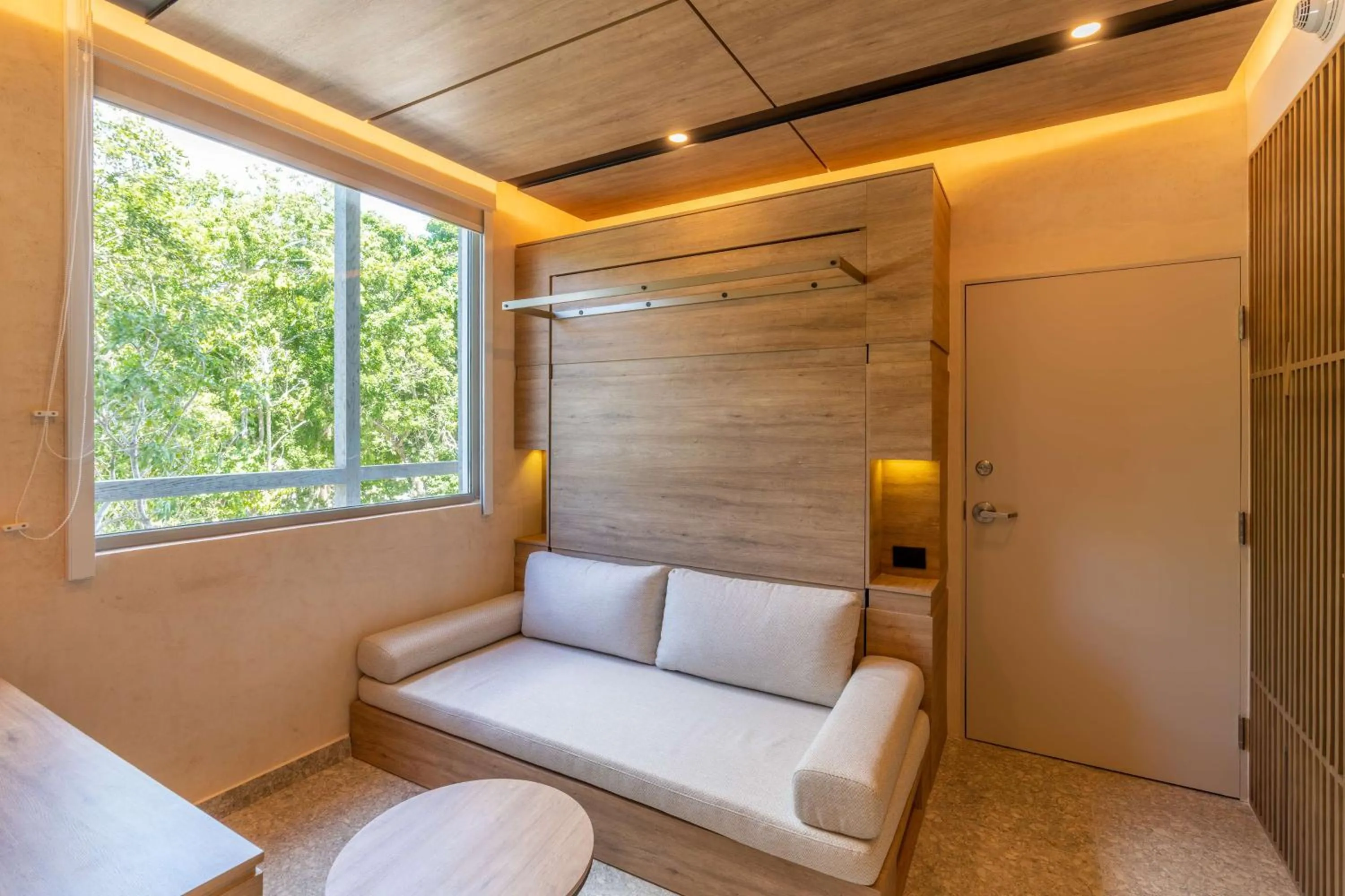 Living room in Motto By Hilton Tulum