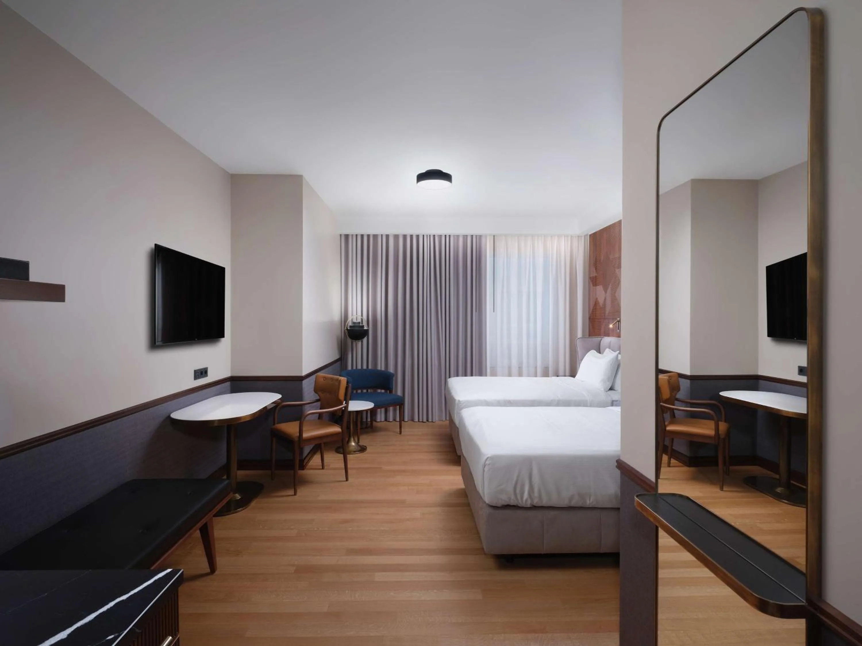 Bed in Iceland Parliament Hotel, Curio Collection By Hilton