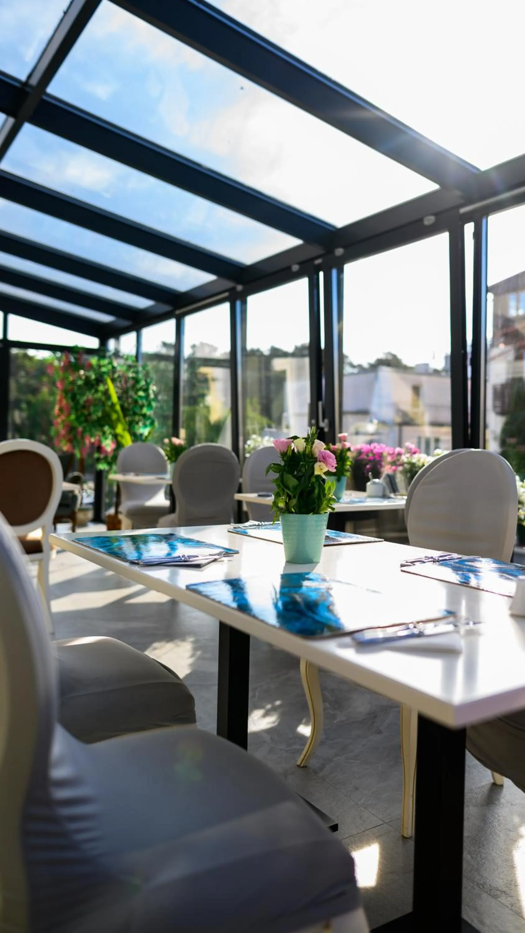 Patio in Moris Boutique Beach Hotel