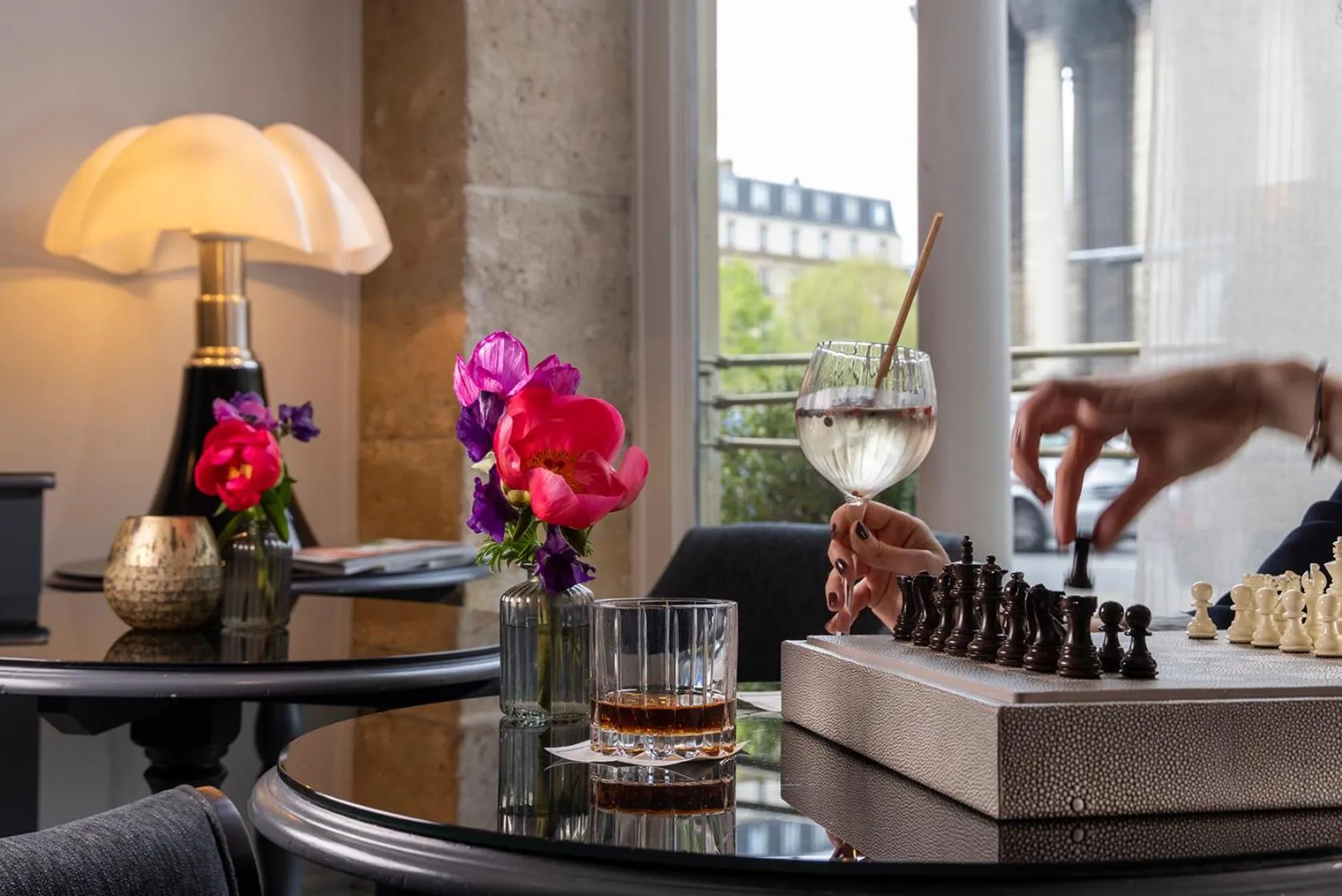 Lobby or reception in Hôtel Madeleine Plaza
