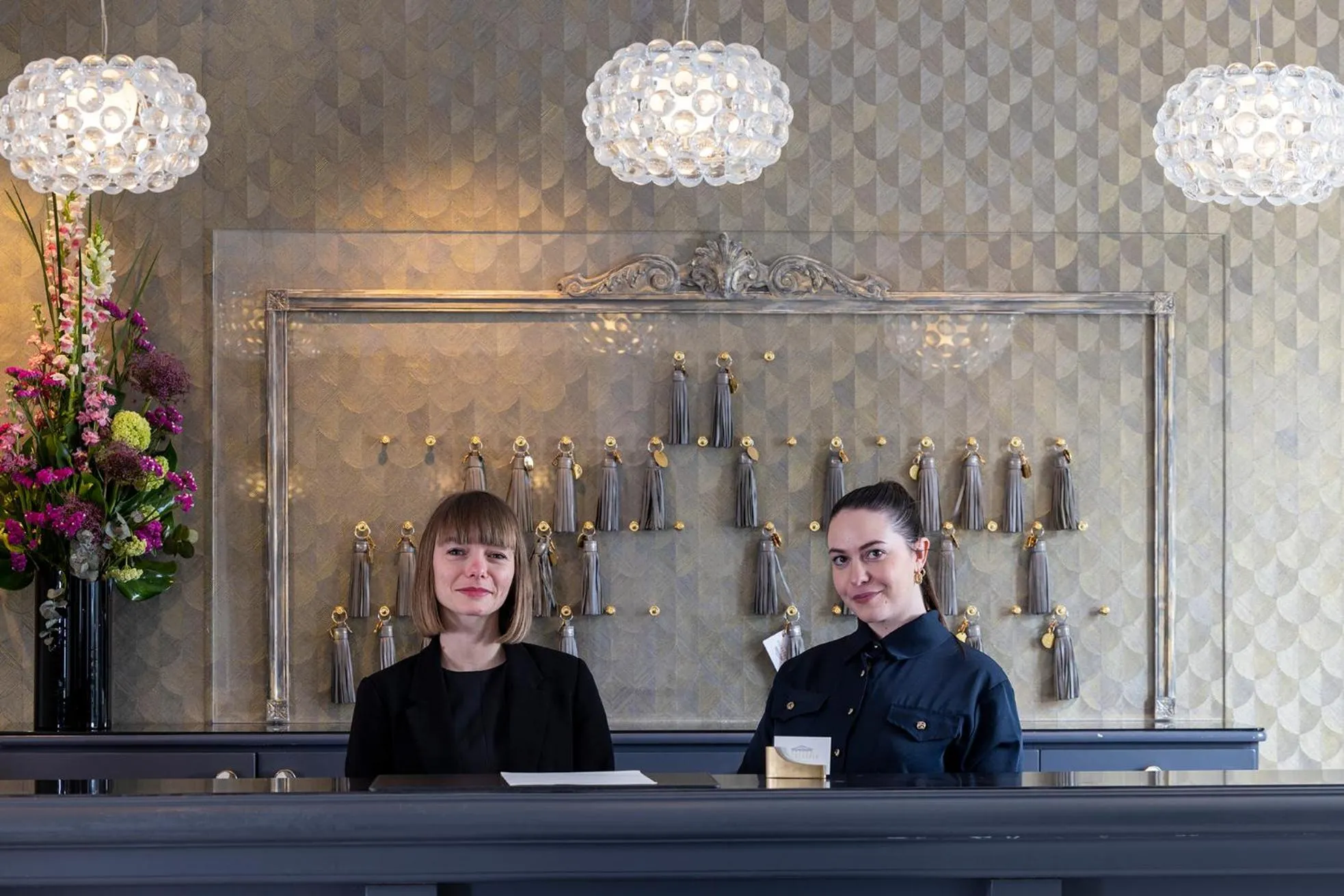 Lobby or reception in Hôtel Madeleine Plaza