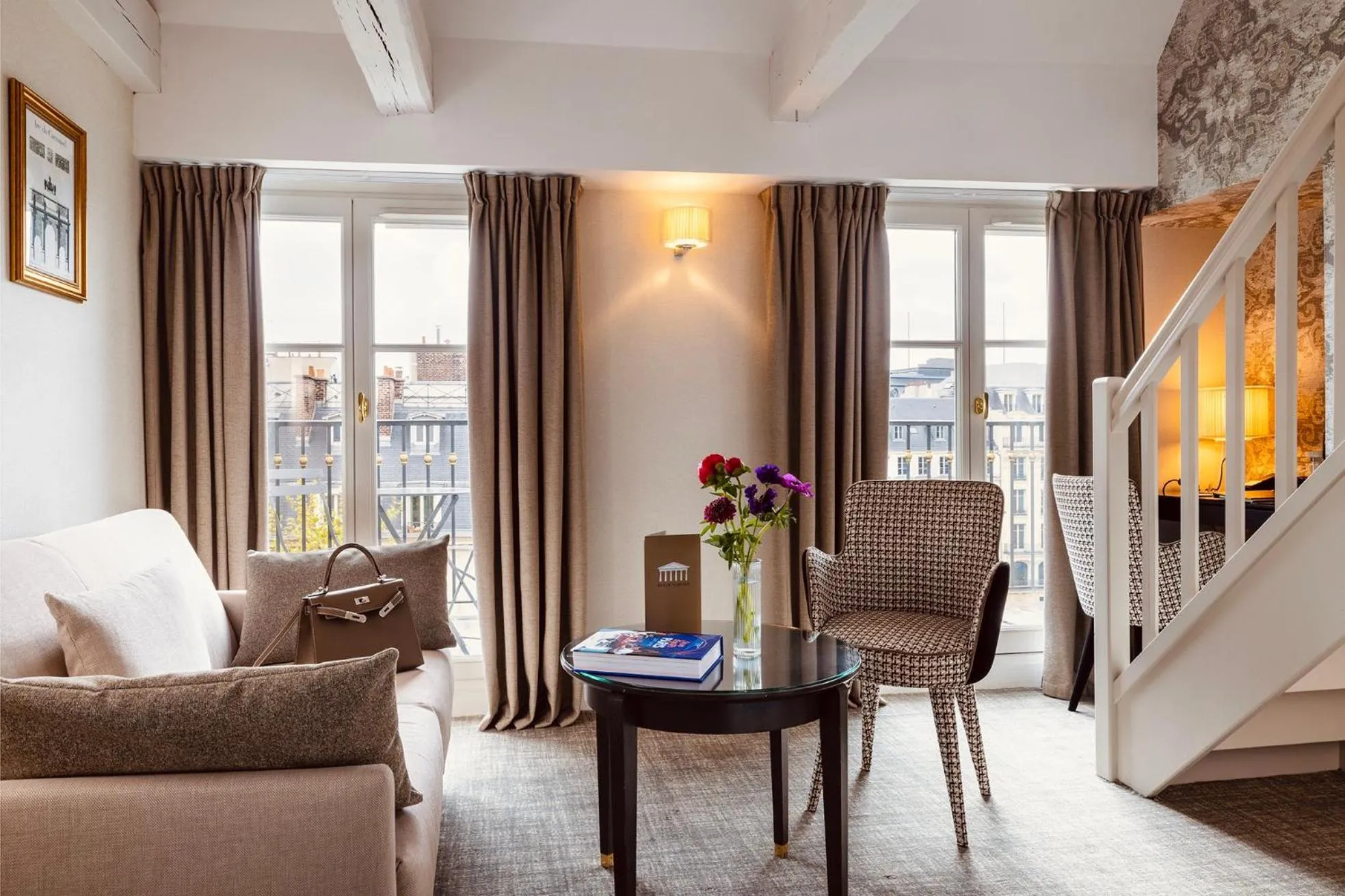 Duplex room with terrace in Hôtel Madeleine Plaza
