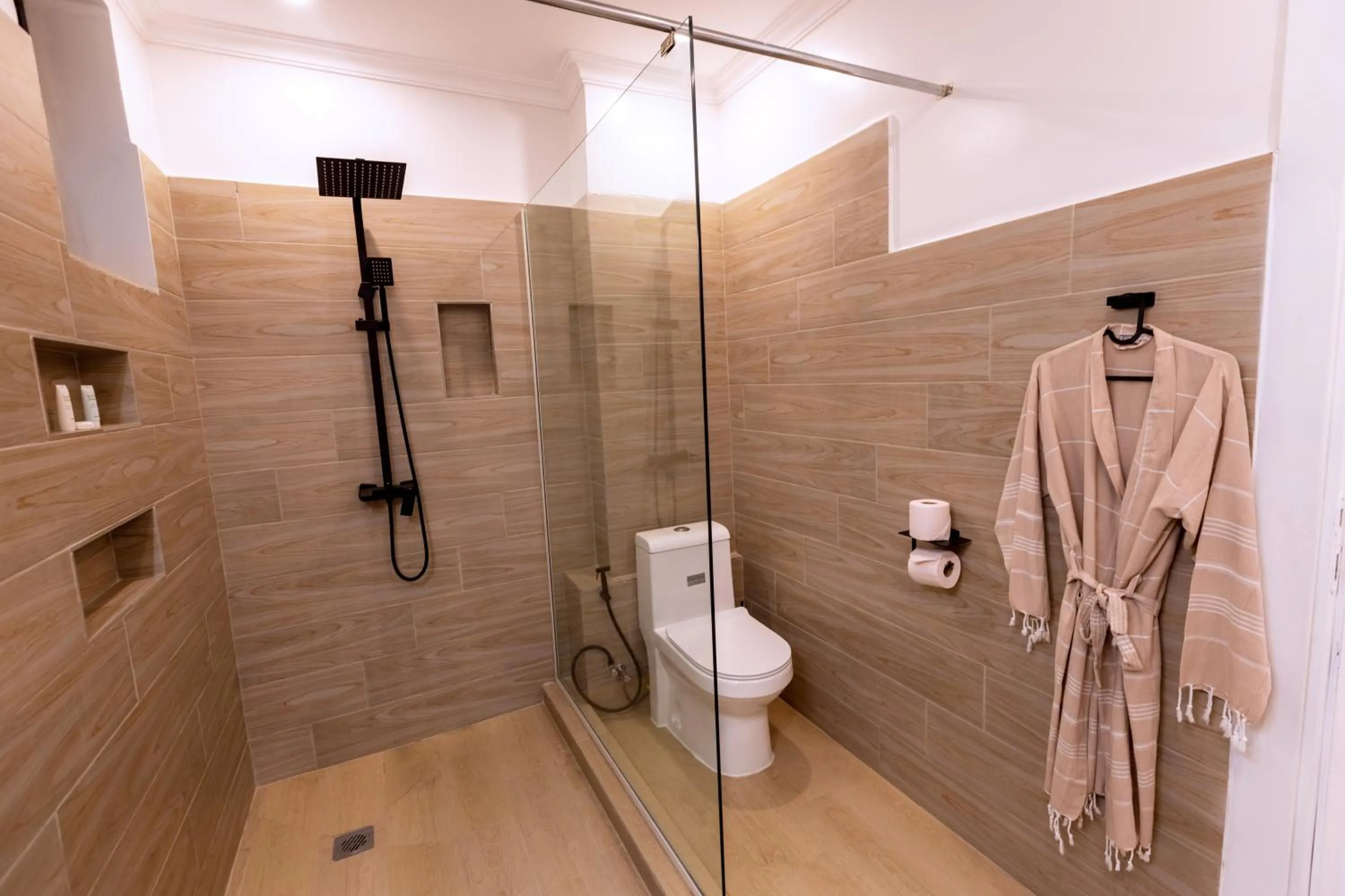 Shower in MAYA Residences Rwanda