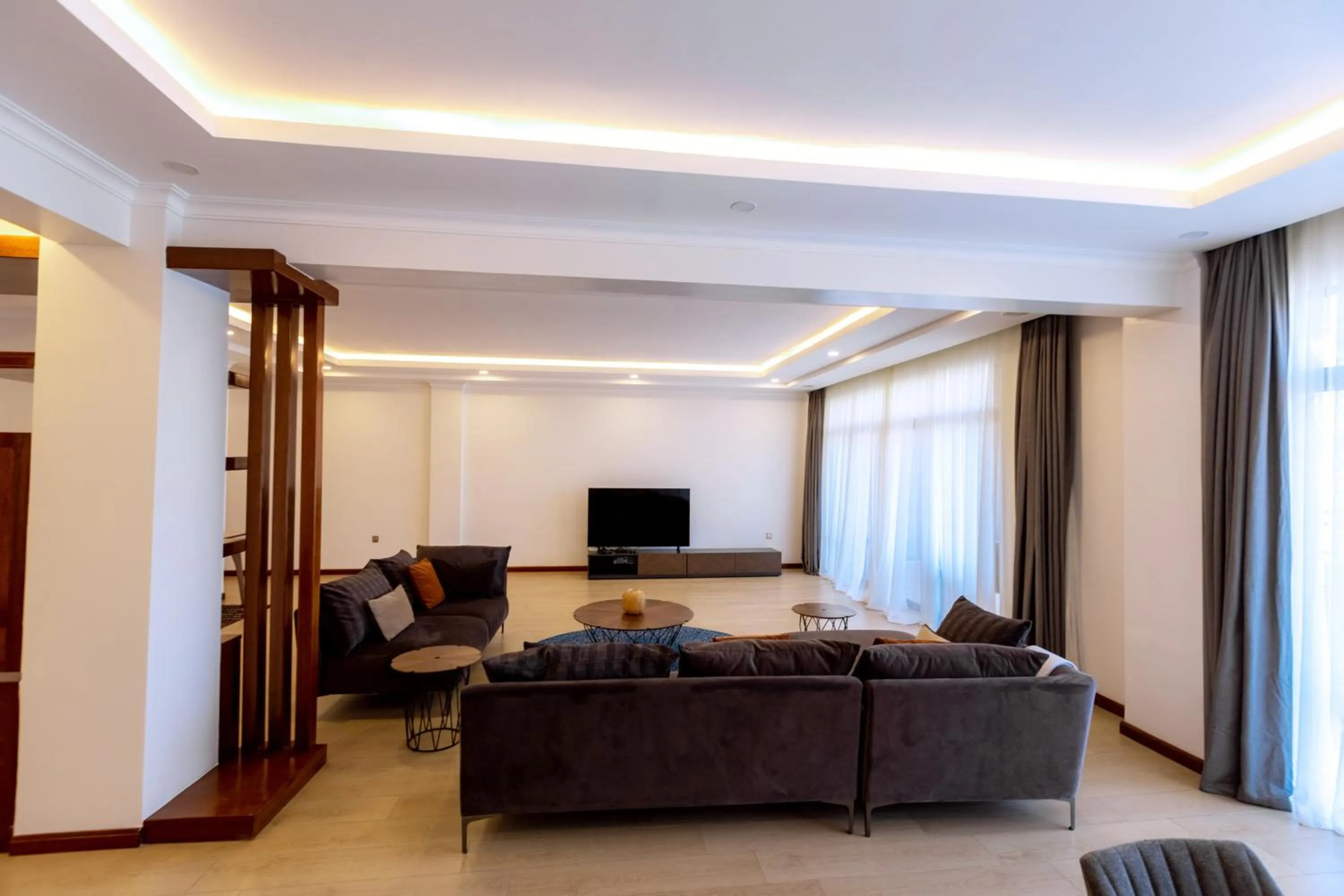 Living room in MAYA Residences Rwanda