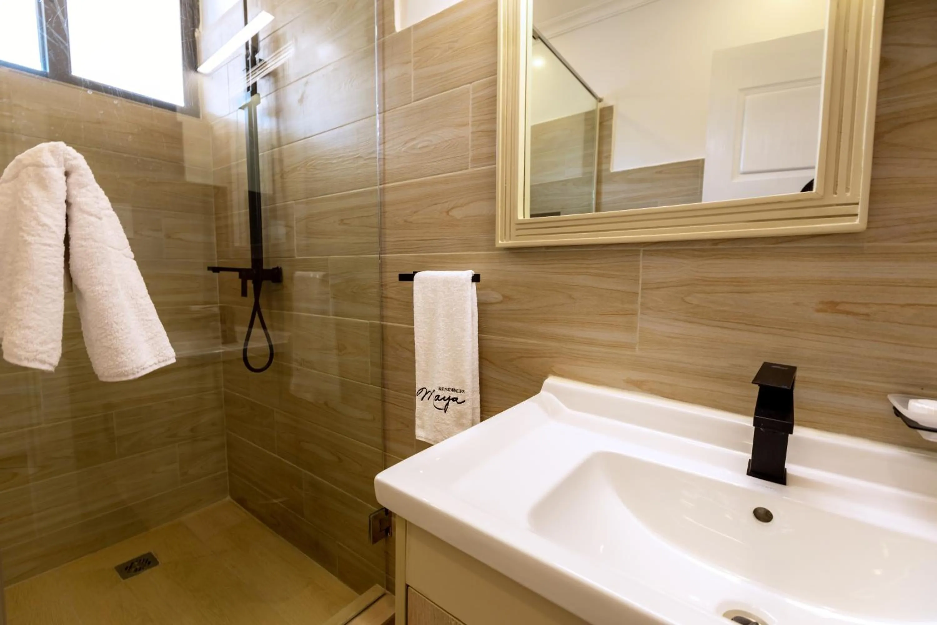 Shower in MAYA Residences Rwanda