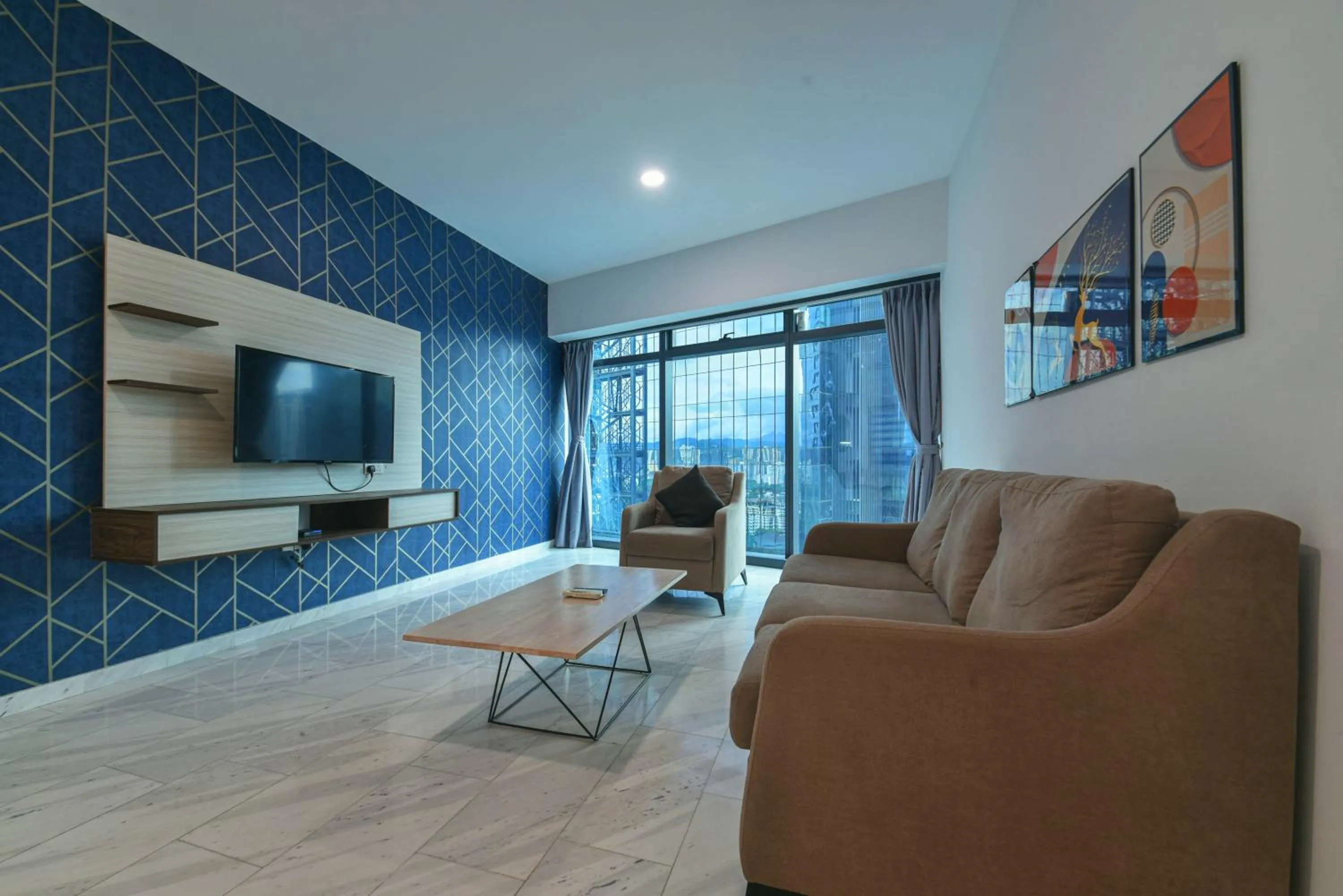 Living room in Eaton Residence KLCC