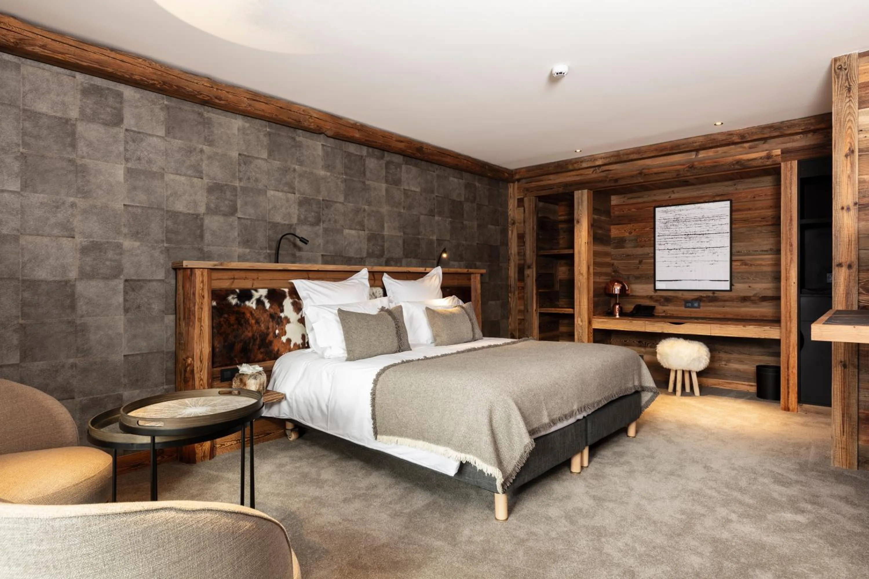 Bedroom, Bed in M Lodge & Spa