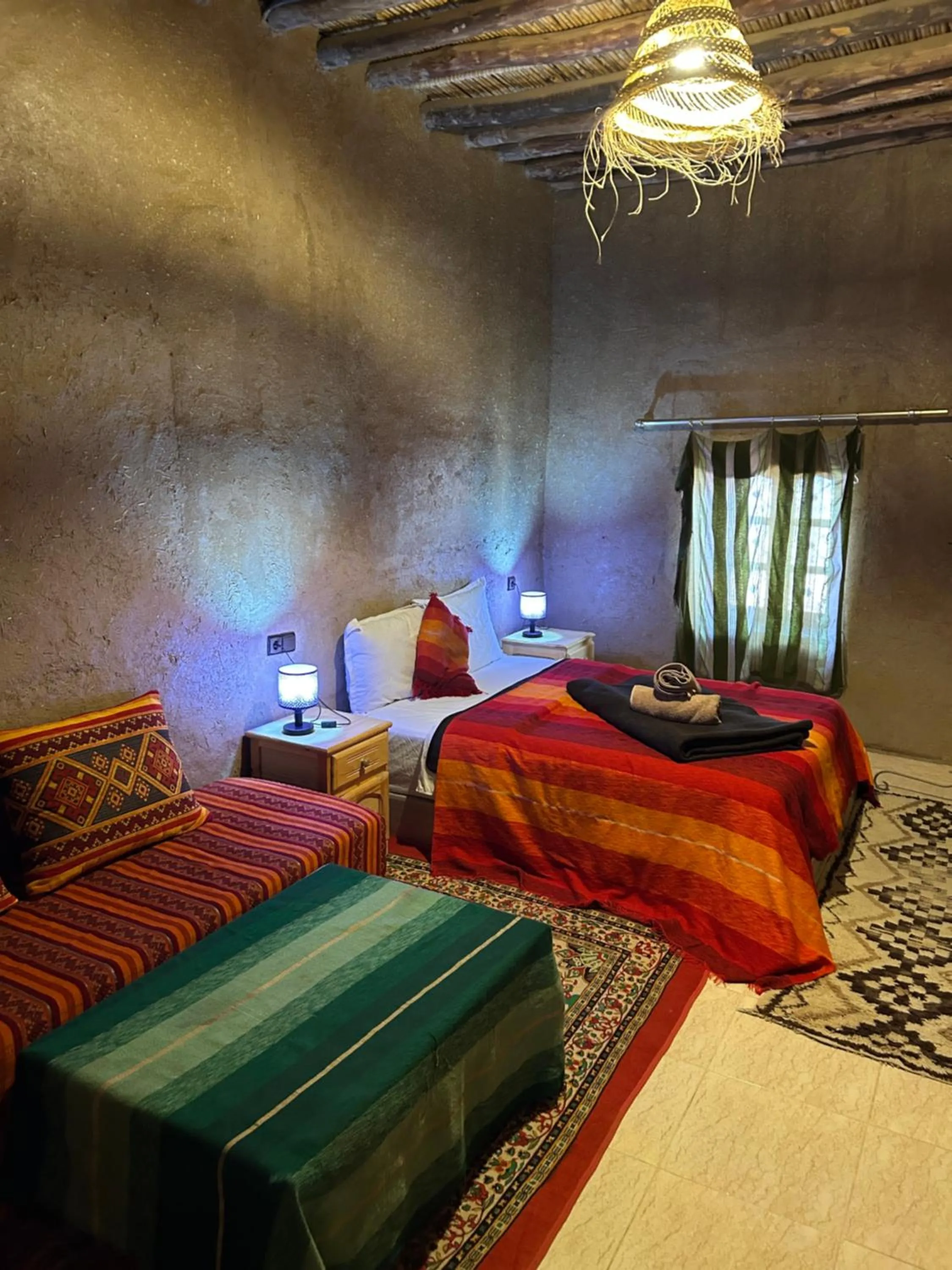 Bed in Hôtel Camping La Liberté