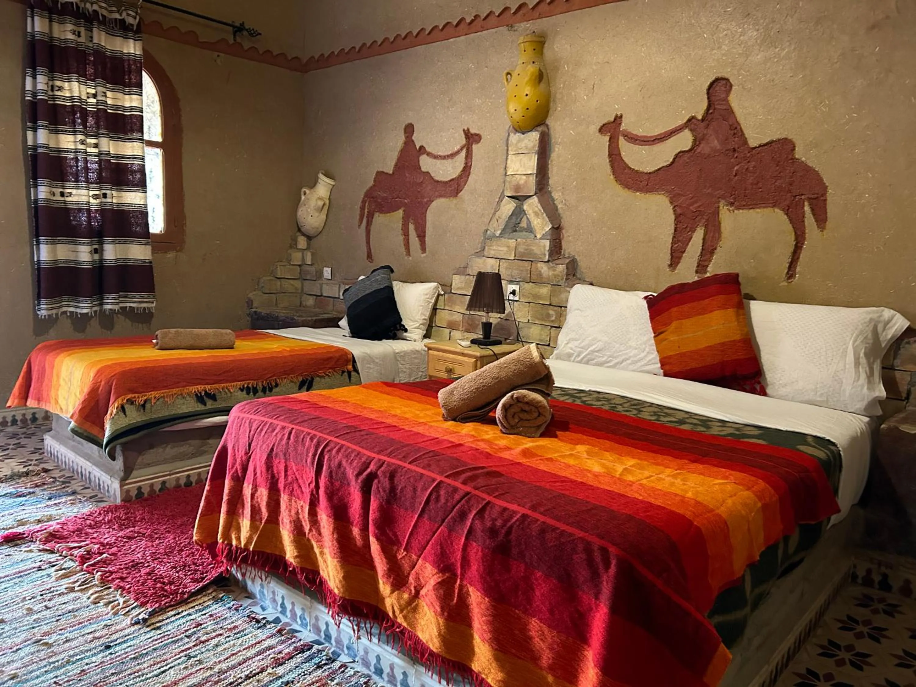 Bedroom, Bed in Hôtel Camping La Liberté