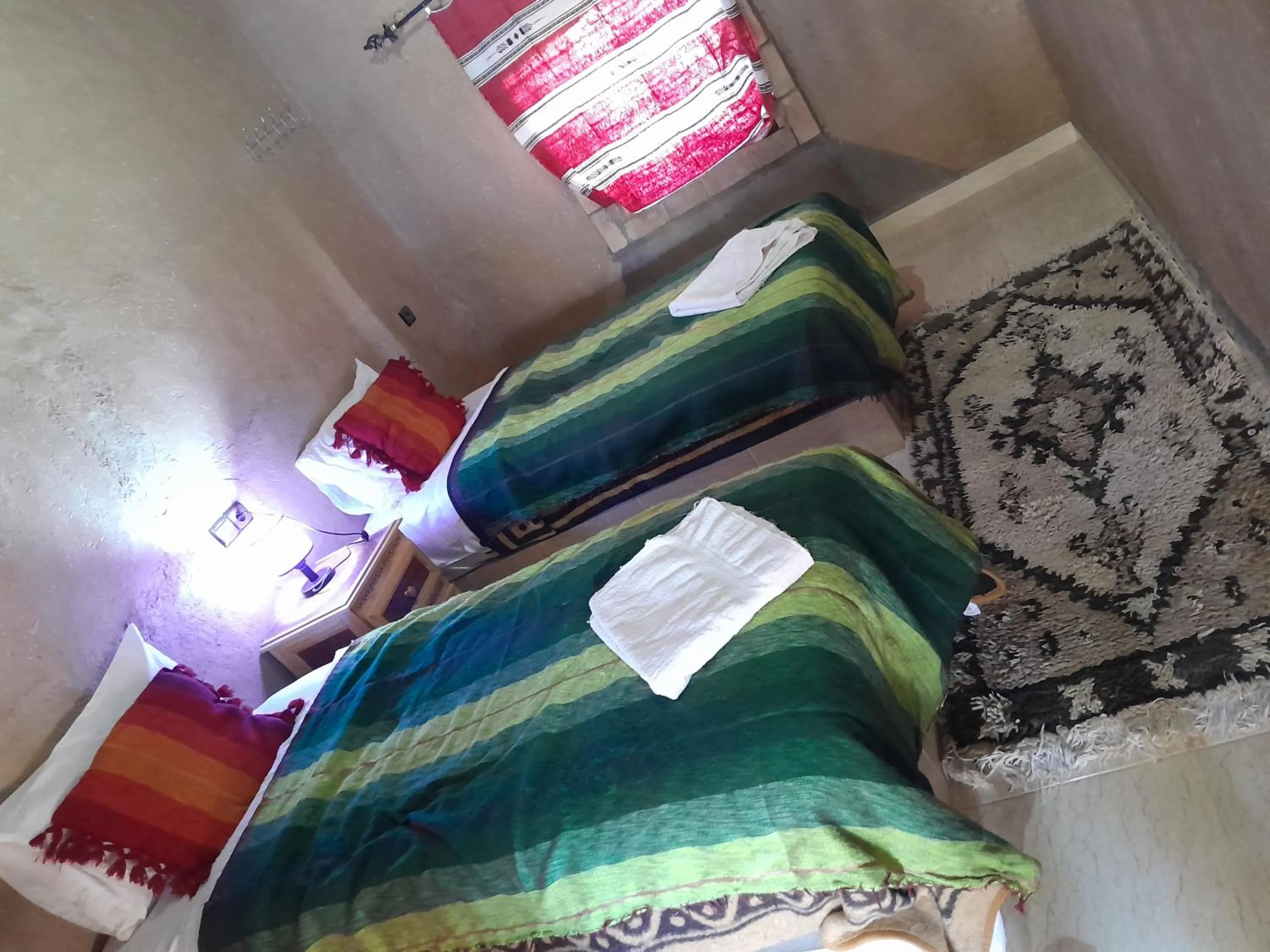 Bed in Hôtel Camping La Liberté