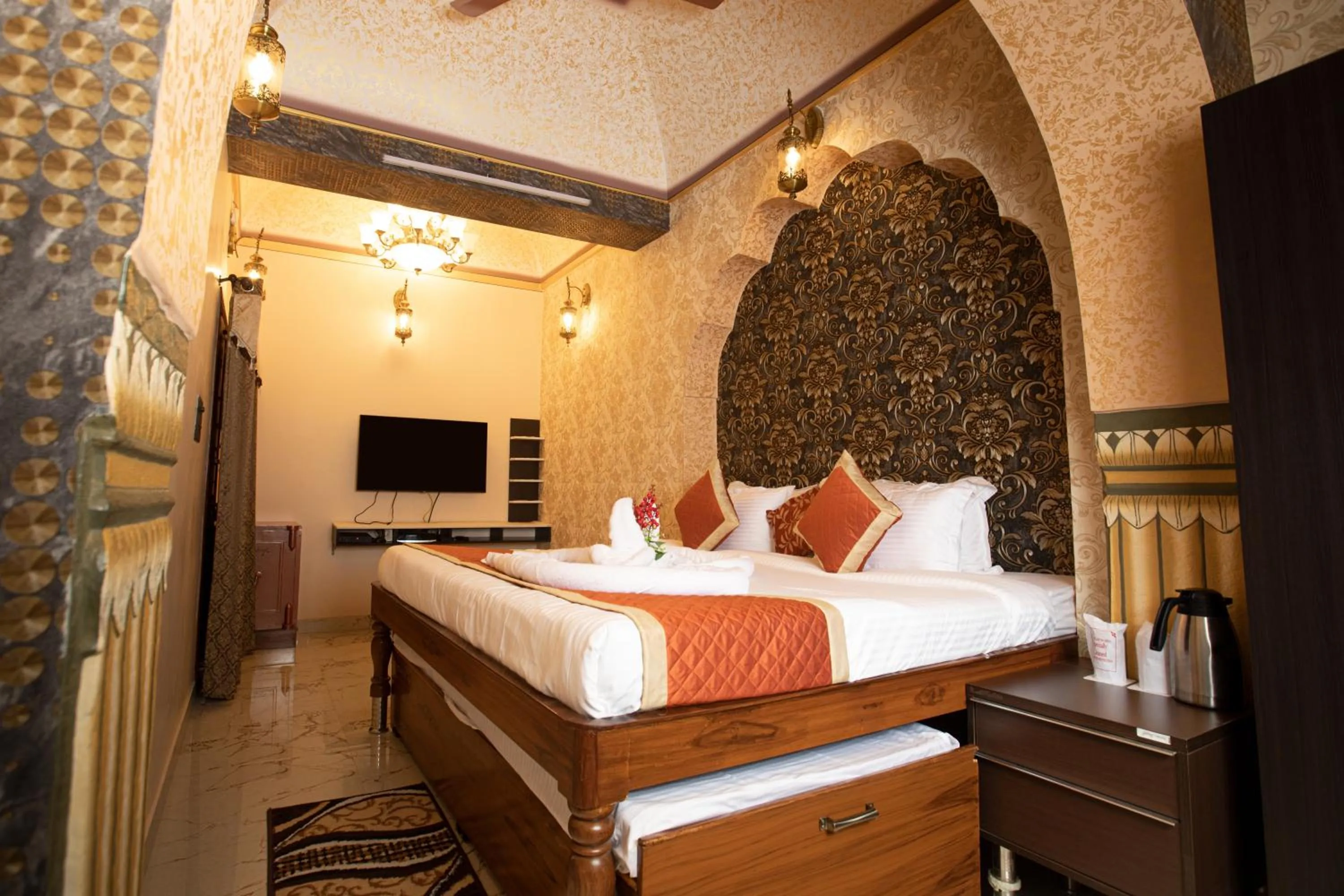 View (from property/room), Bed in Kavassu Heritage Haveli