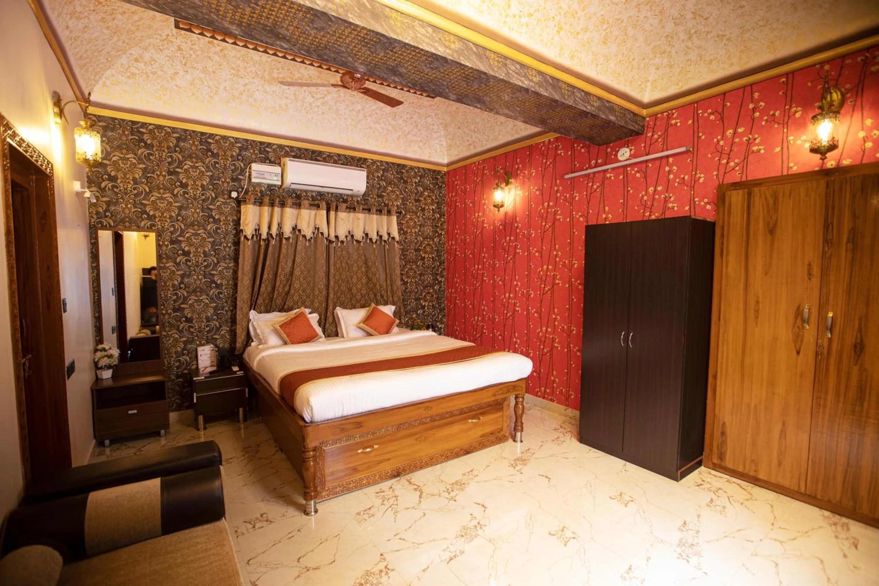 View (from property/room), Bed in Kavassu Heritage Haveli