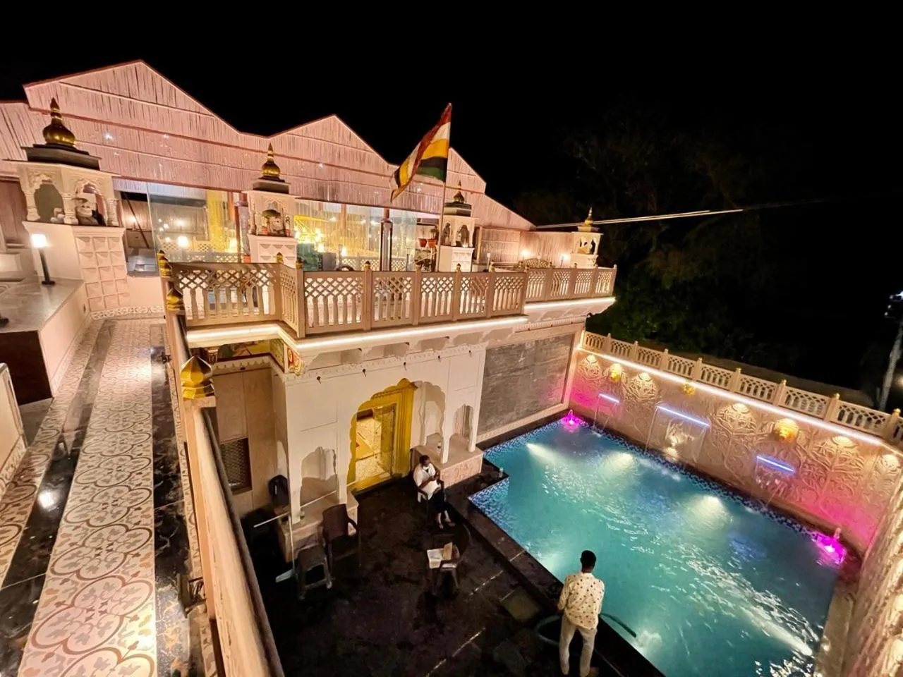 Pool view in Kavassu Heritage Haveli