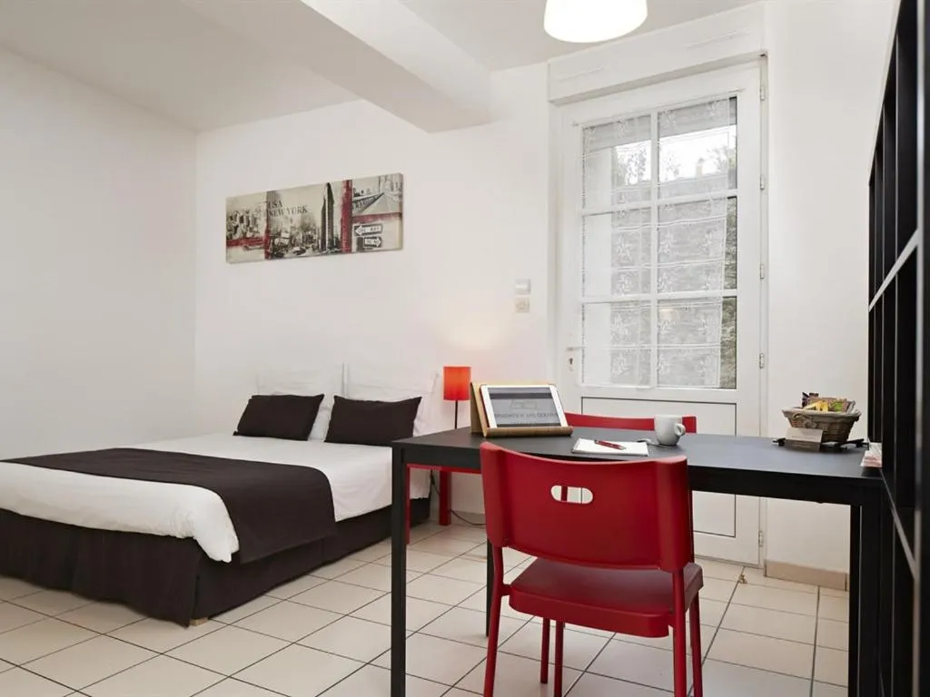 Bedroom, Bed in Résidence Les Douves