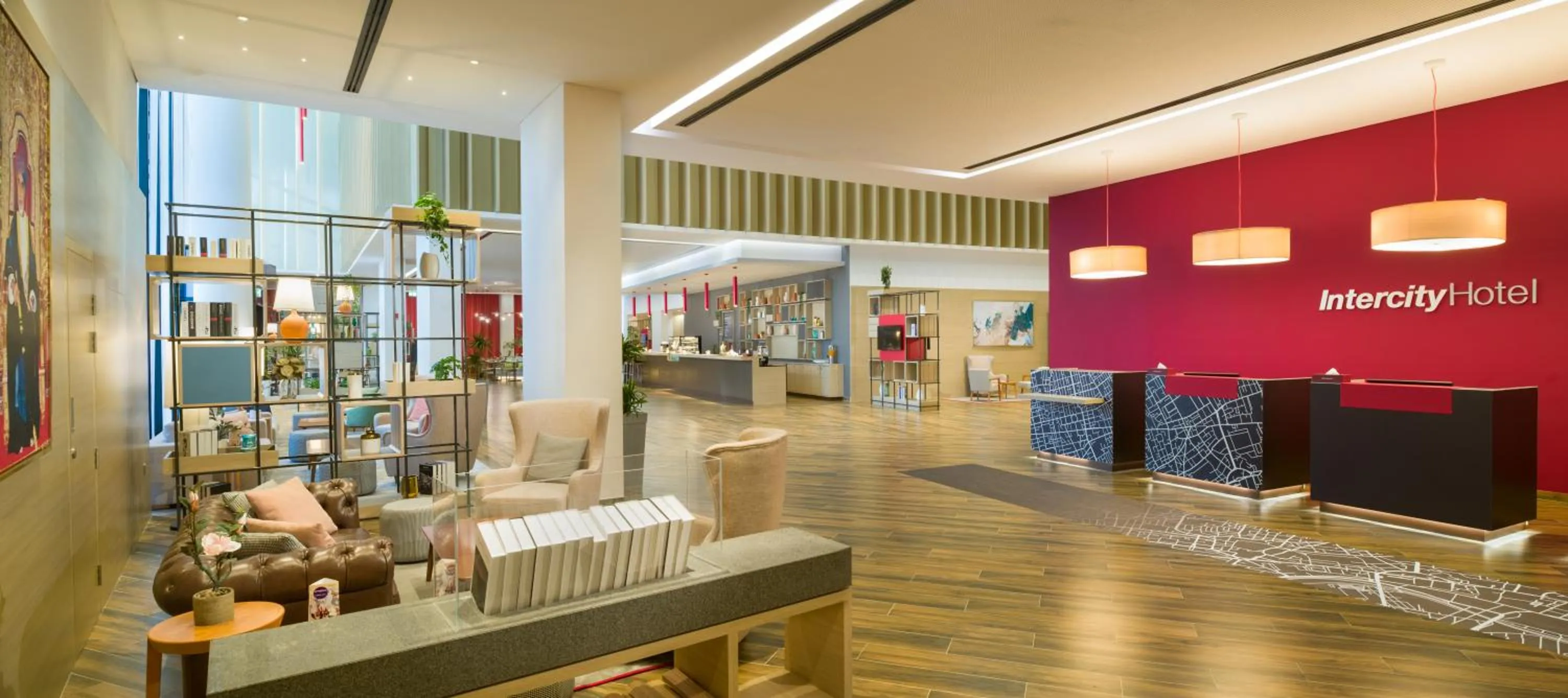 Seating area in IntercityHotel Muscat