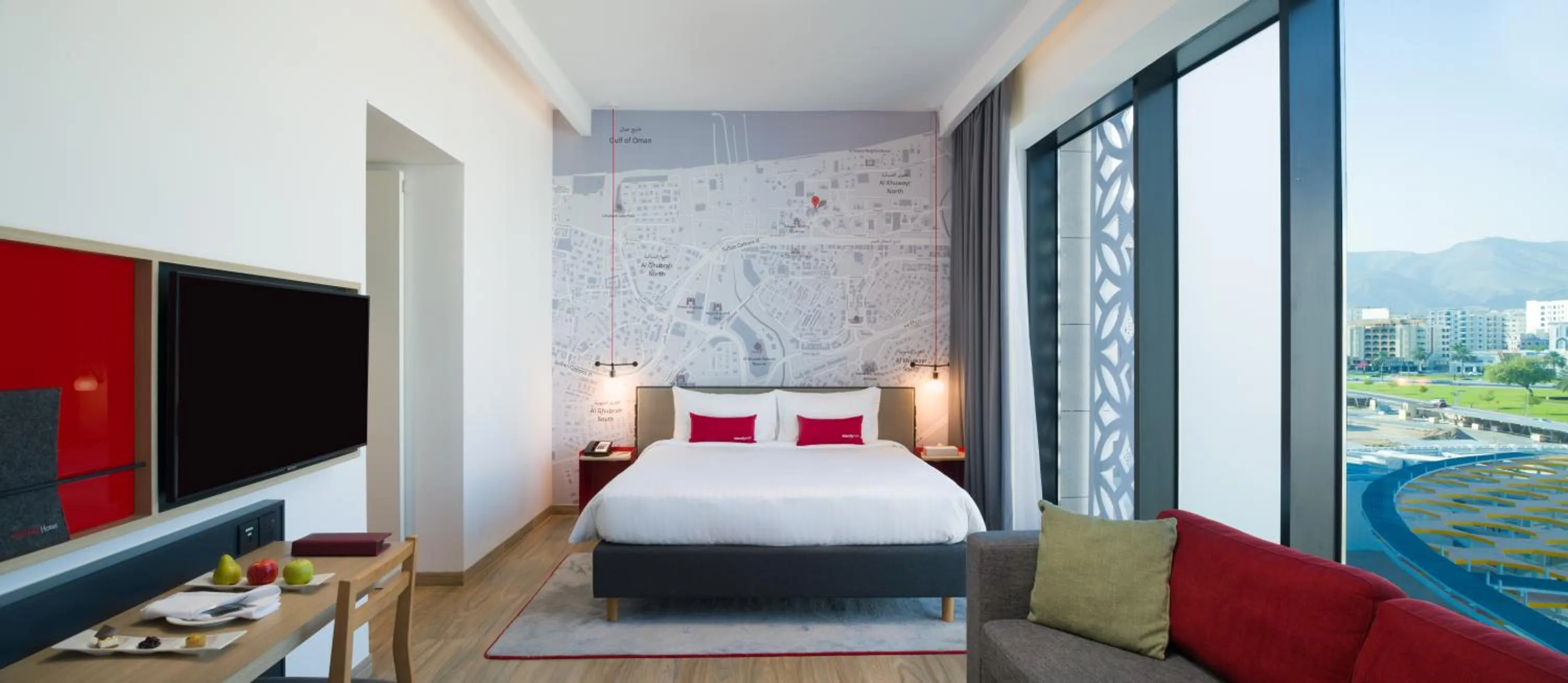 Bed in IntercityHotel Muscat