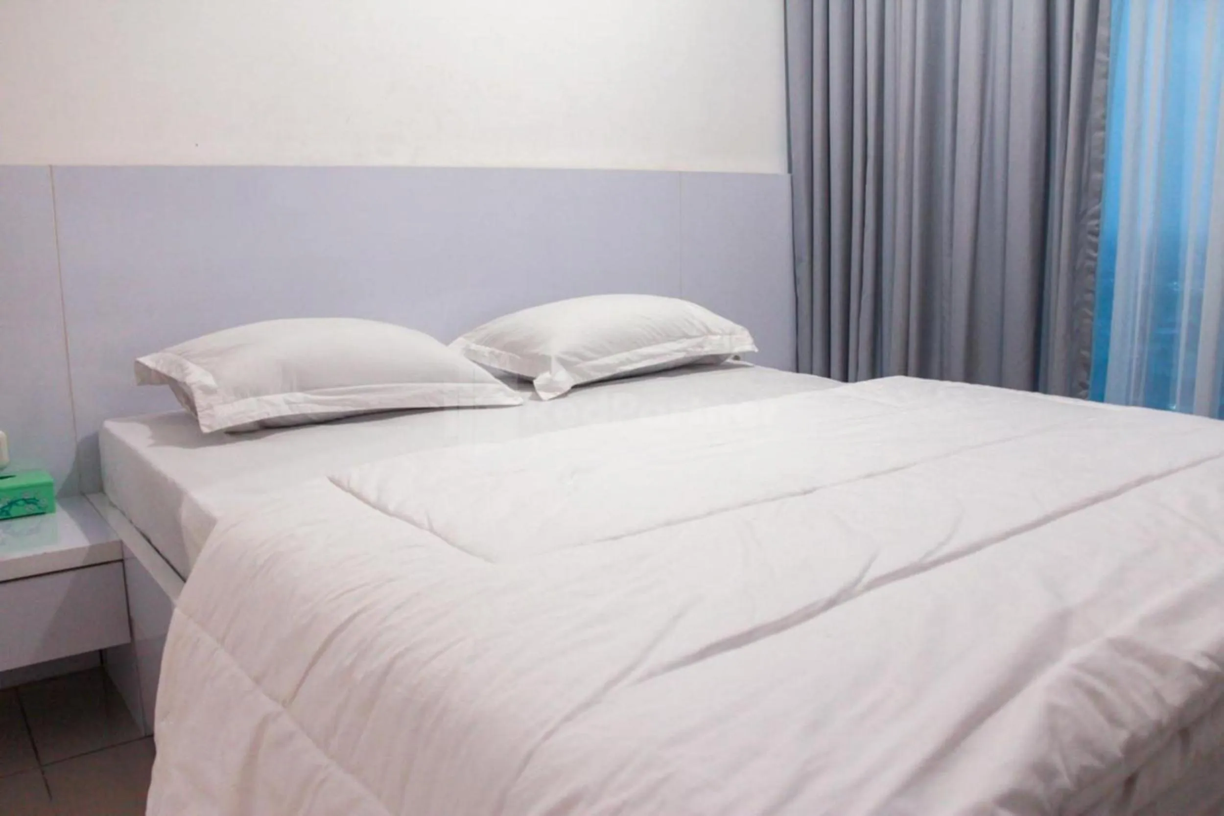 Bedroom, Bed in RedLiving Apartemen TreeParkCity - My Rooms Tower Alpine