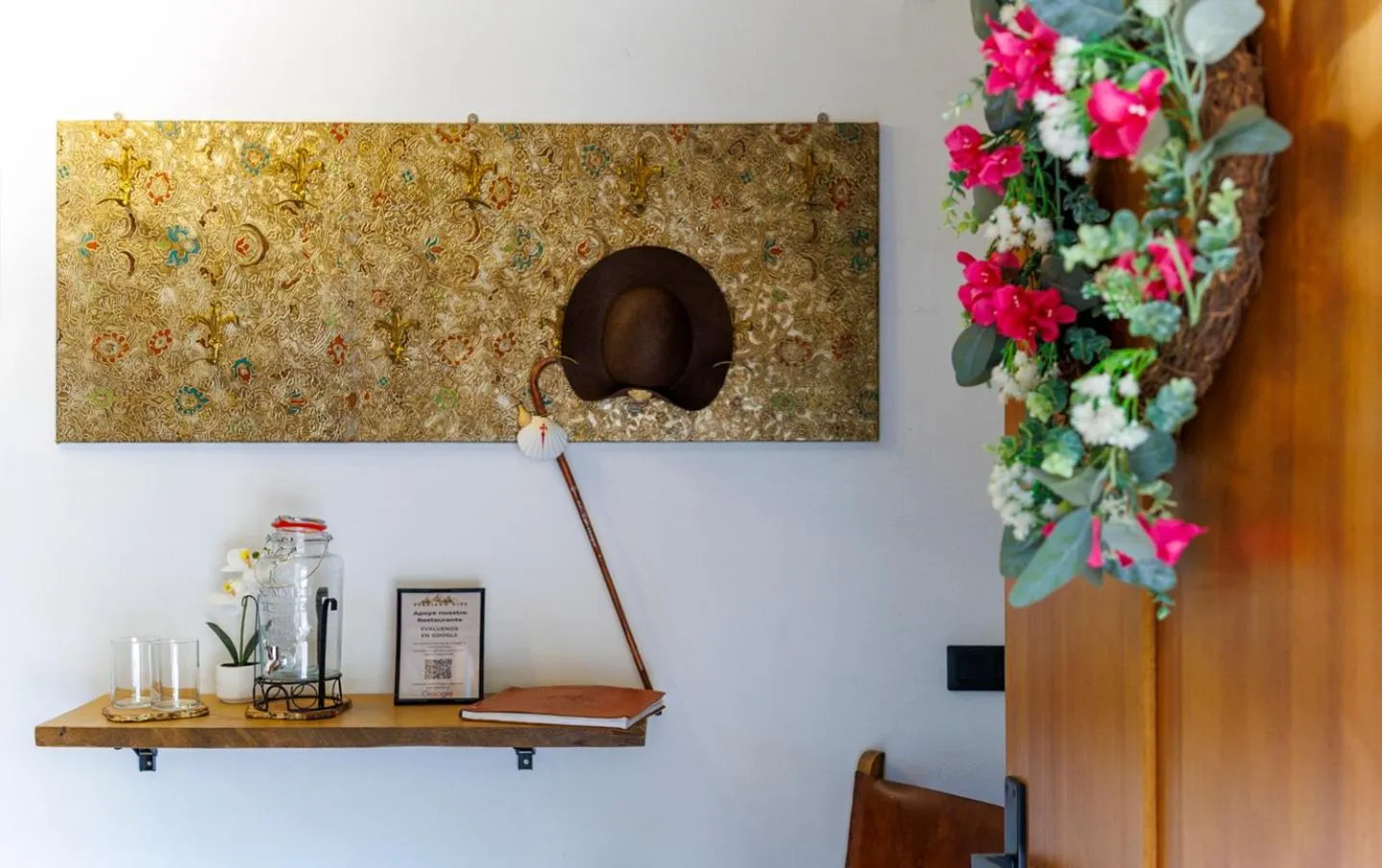 Decorative detail in El Hotel & SPA de Verdiago