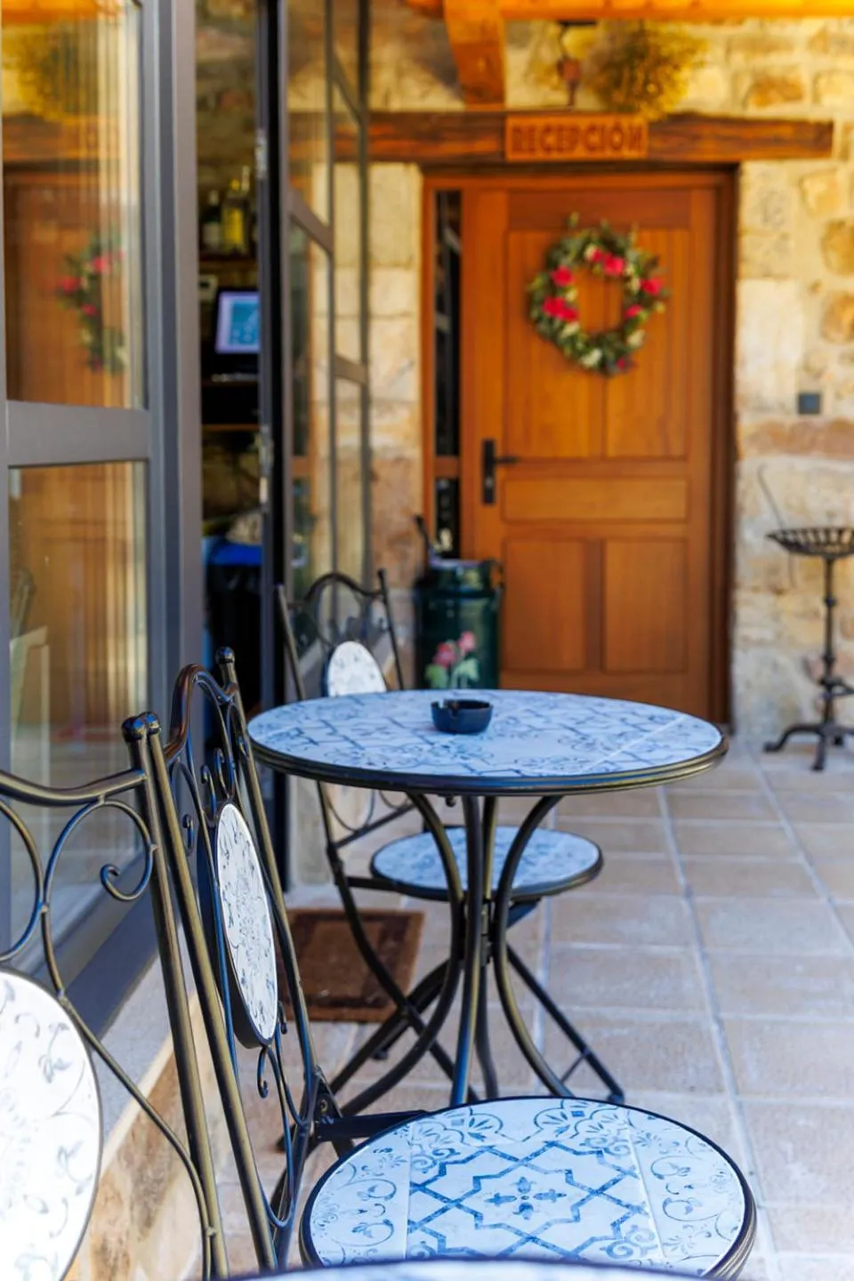 Patio in El Hotel & SPA de Verdiago