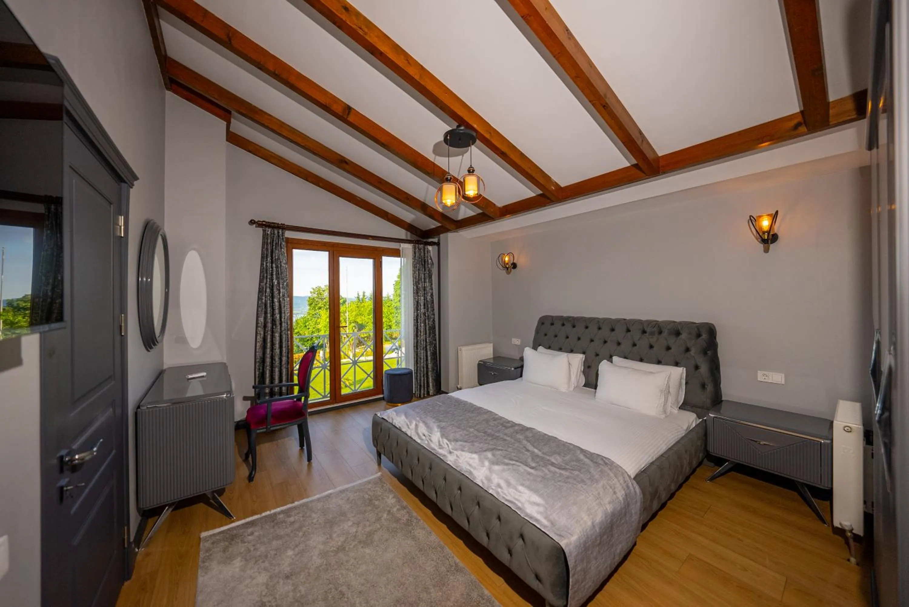 Bed in Alya Kartepe Villa Hotel