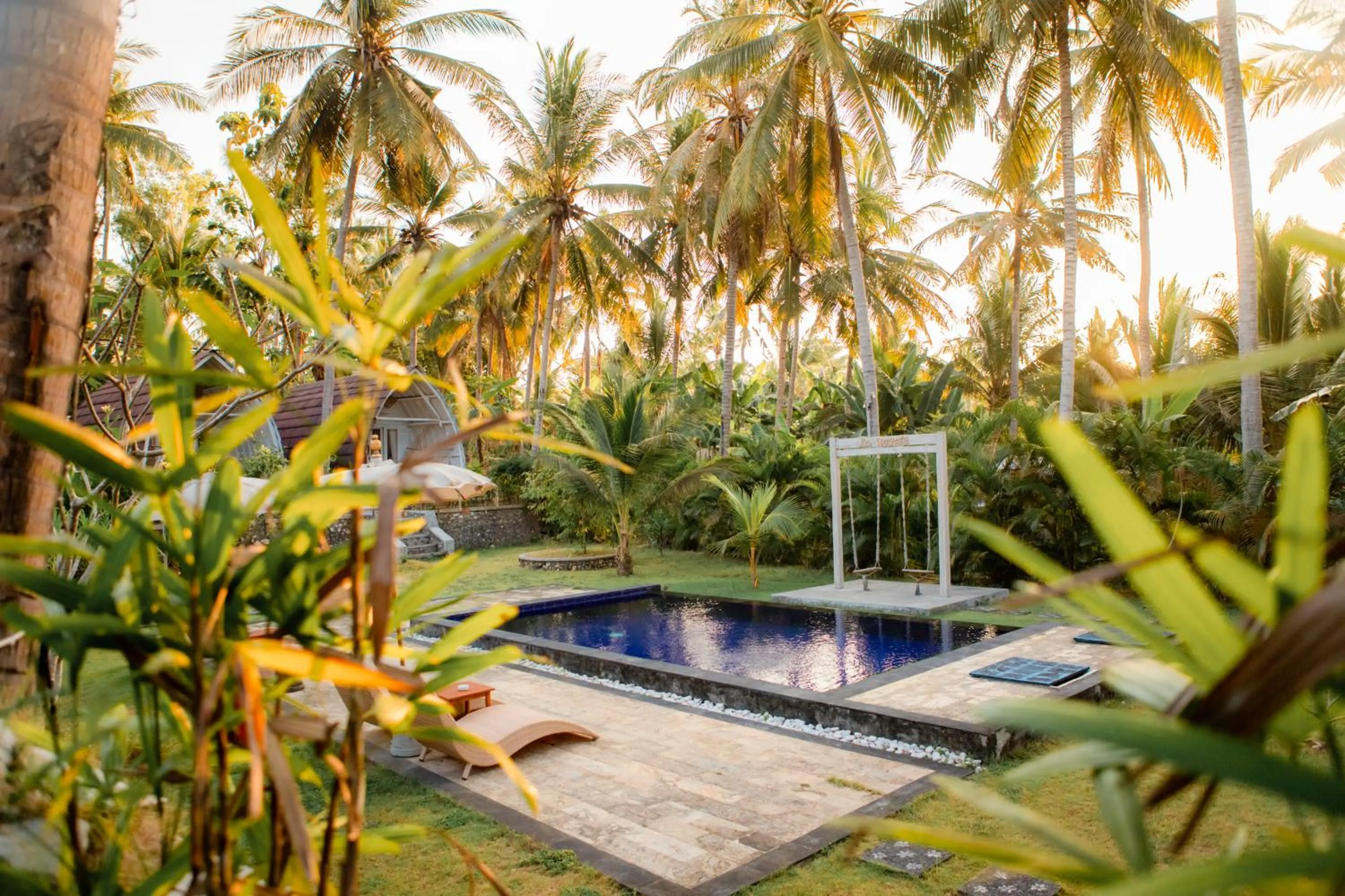 Pool view in La Royale Nusa Penida