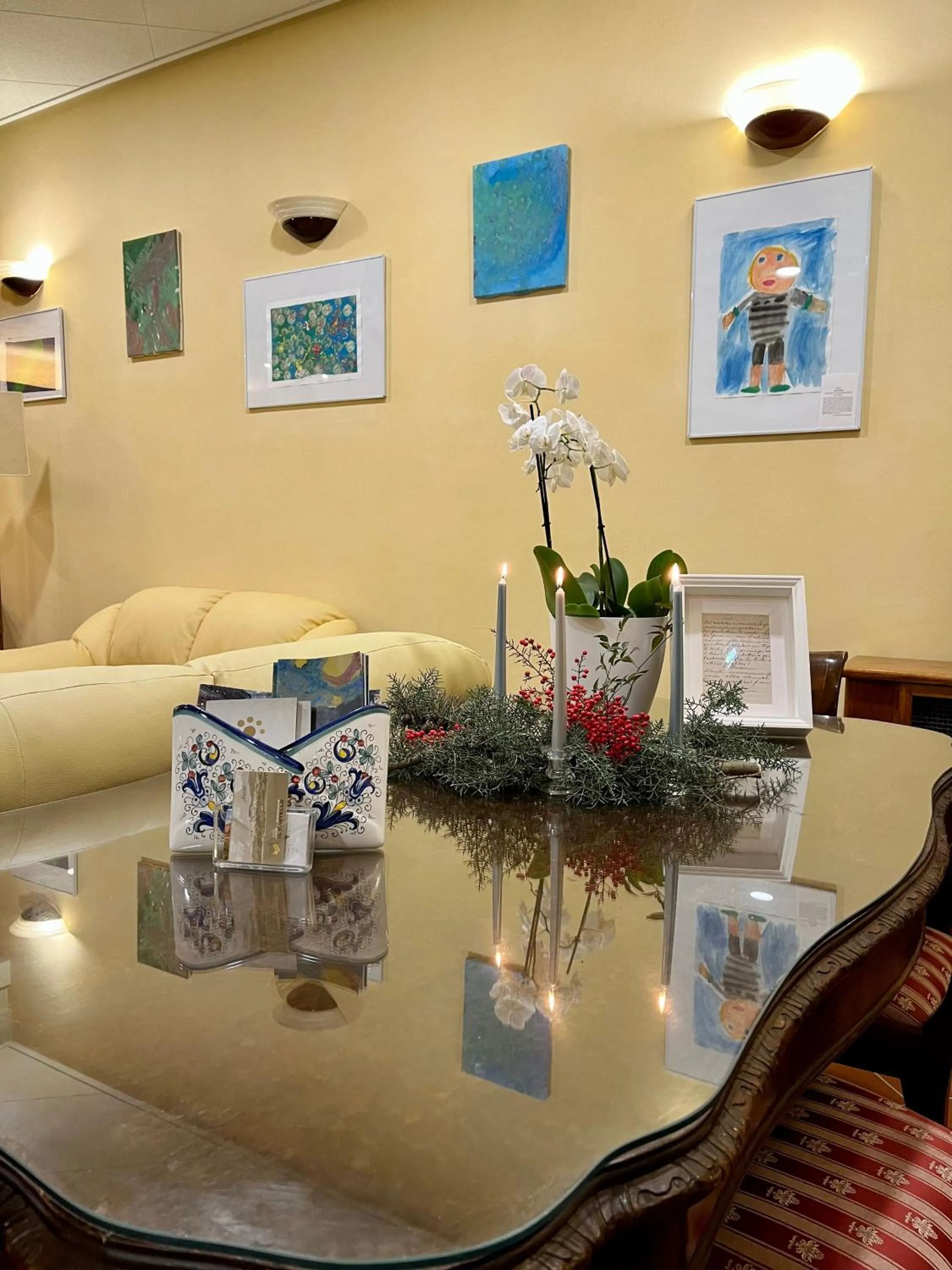 Lobby or reception in Hotel La Torretta