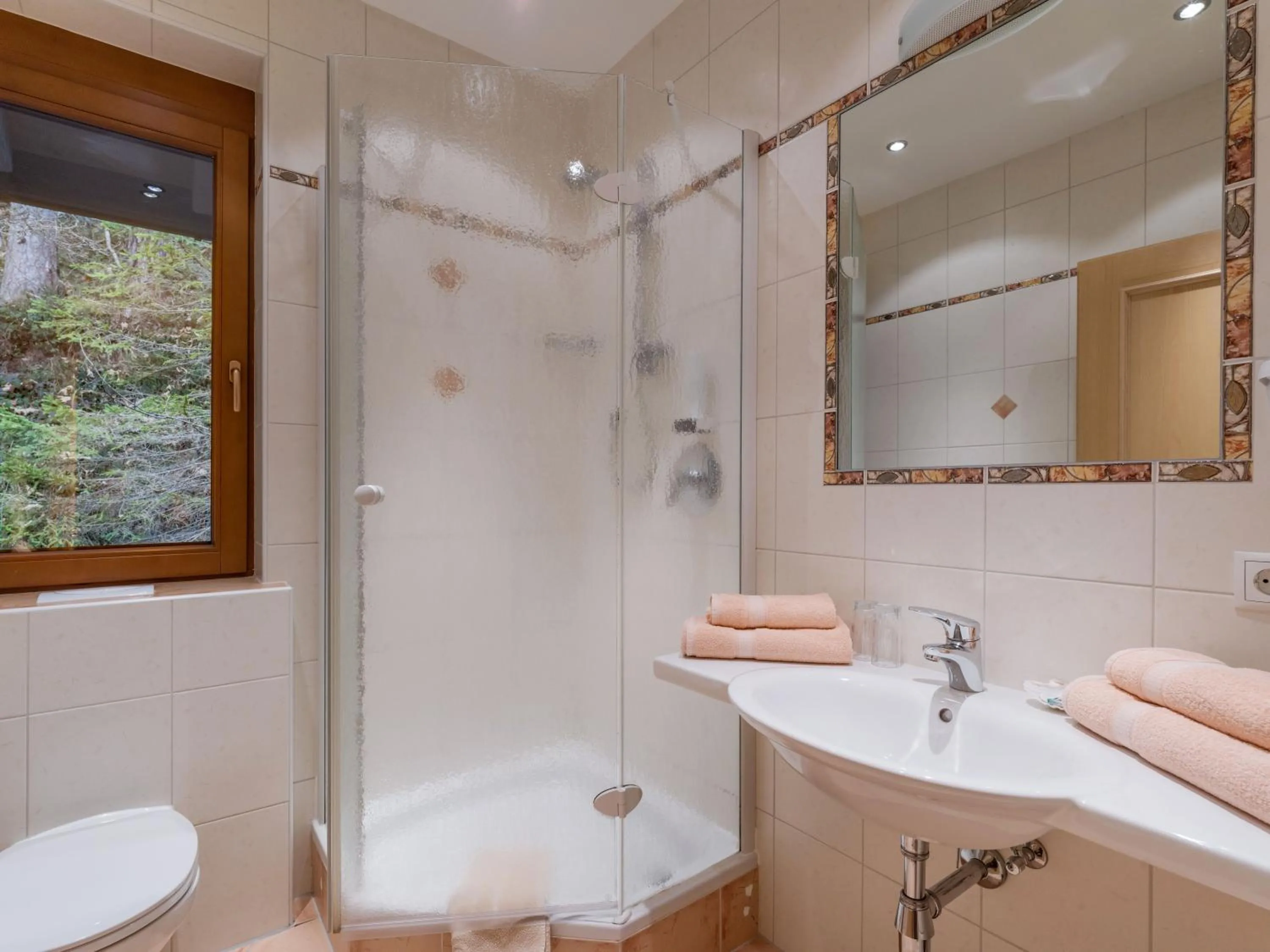 Bathroom in Hotel Gasthof Felsenkeller