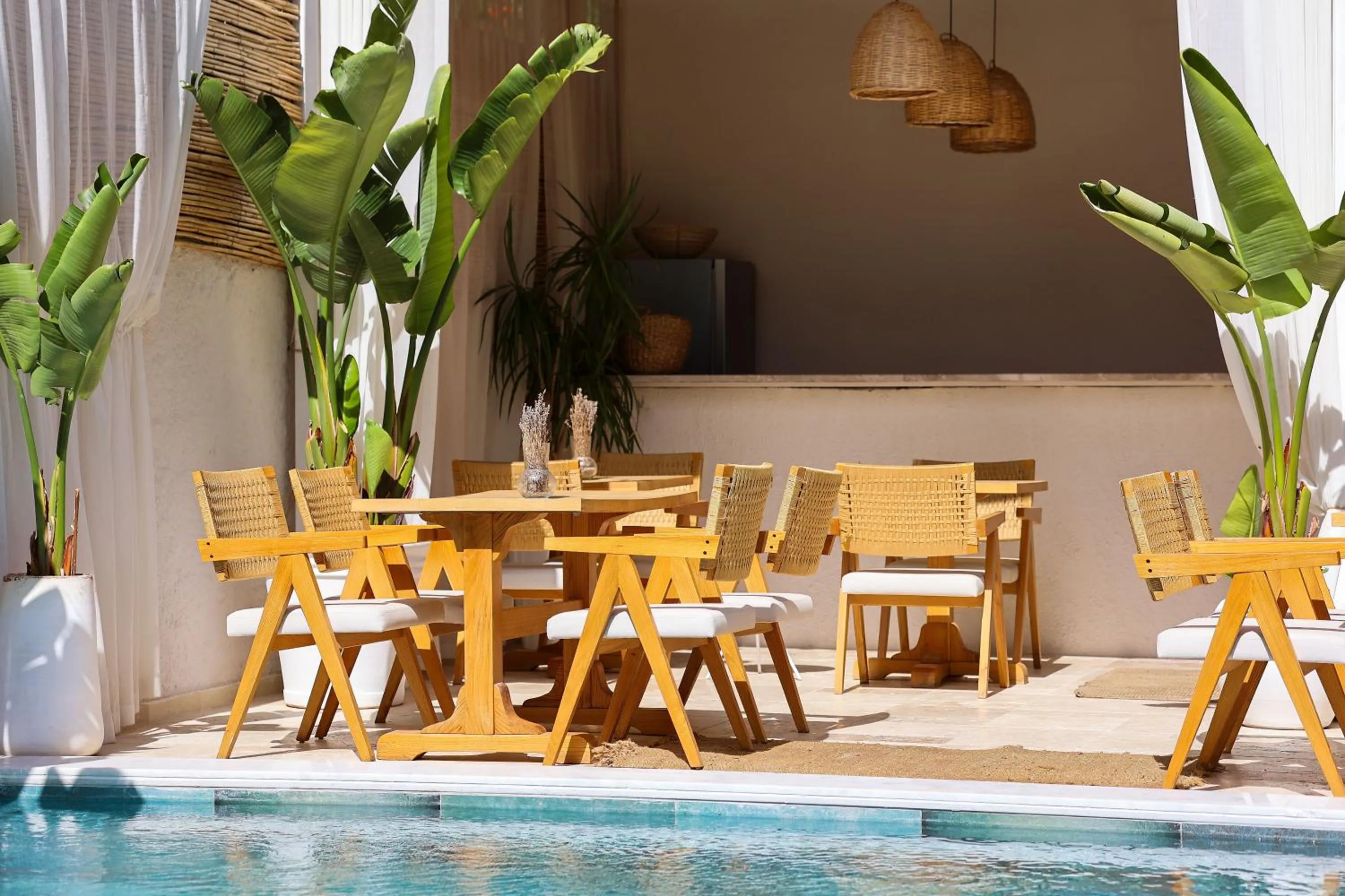 Dining area in Voger Alaçatı Köyiçi
