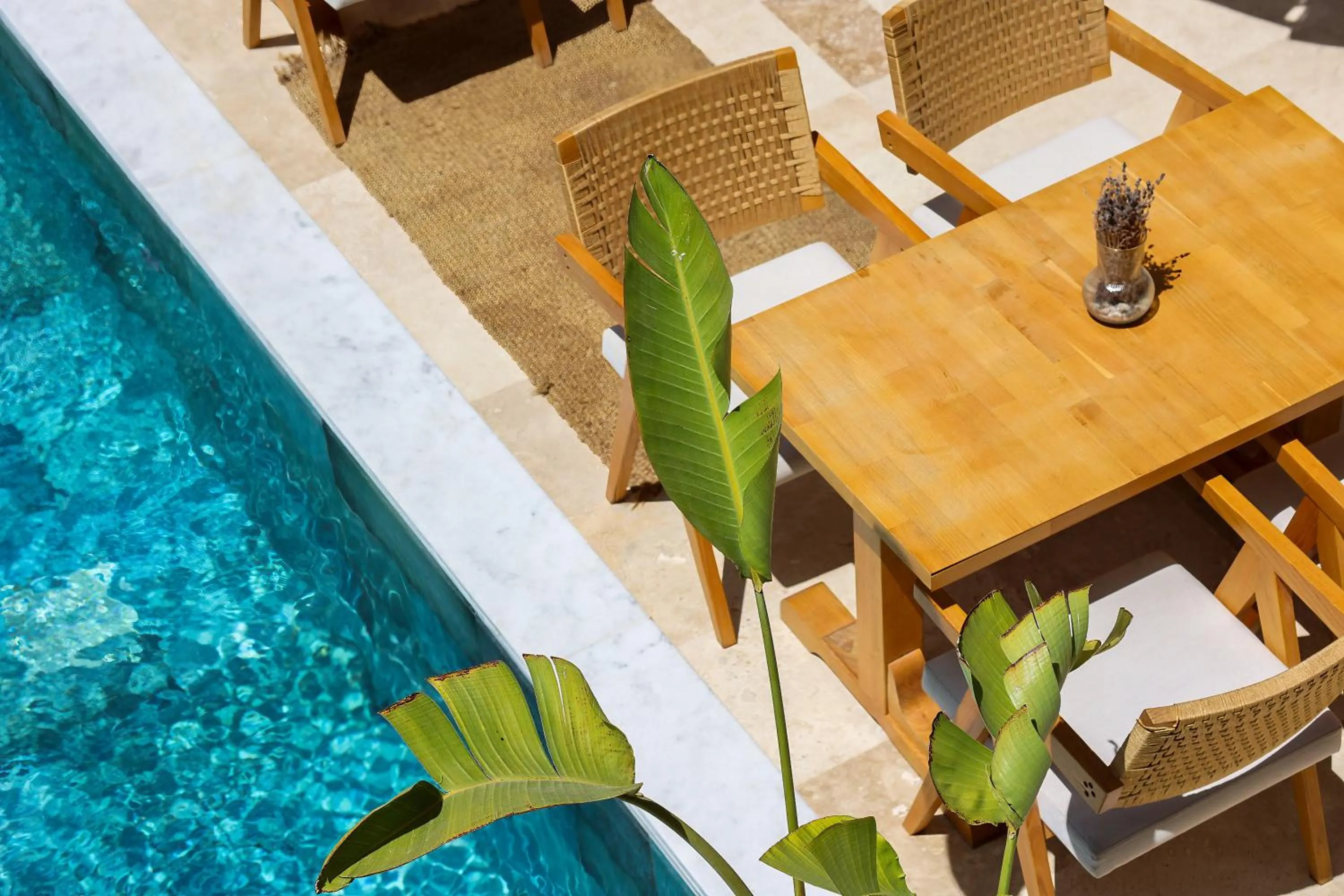 Pool view in Voger Alaçatı Köyiçi