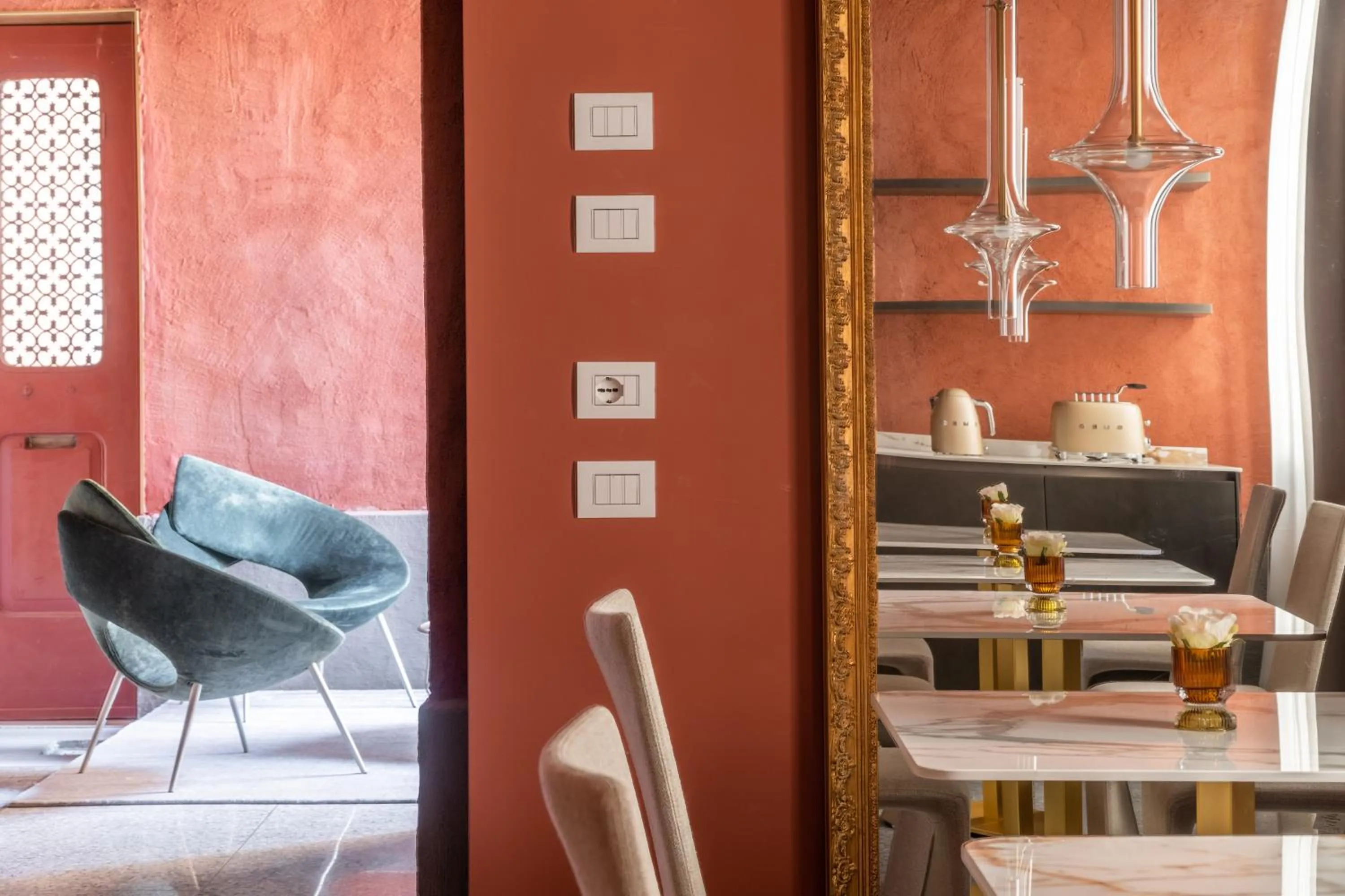 Dining area in Ninfea Luxury Suites