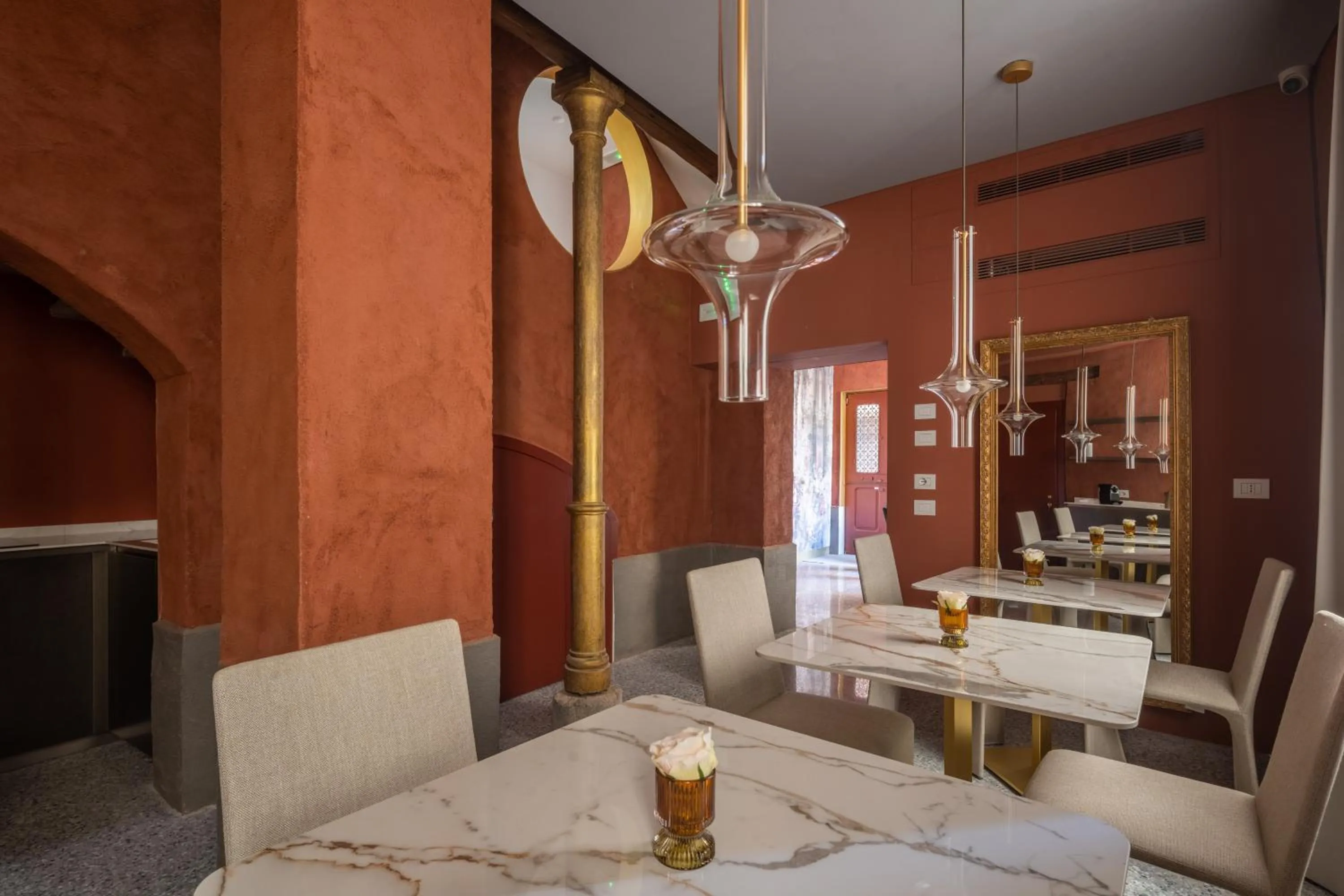 Dining area in Ninfea Luxury Suites