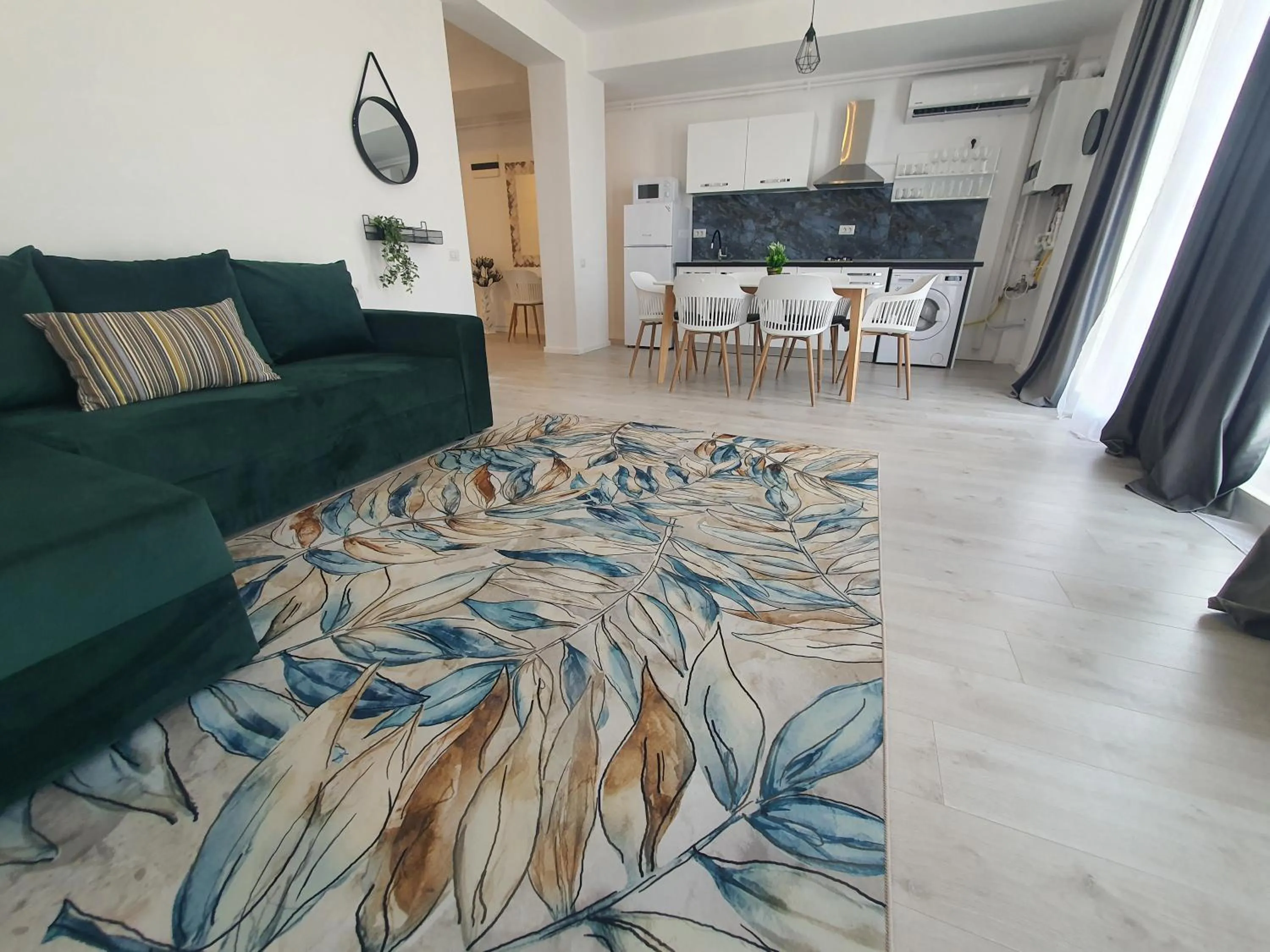 Living room in Grey Residence Apartments