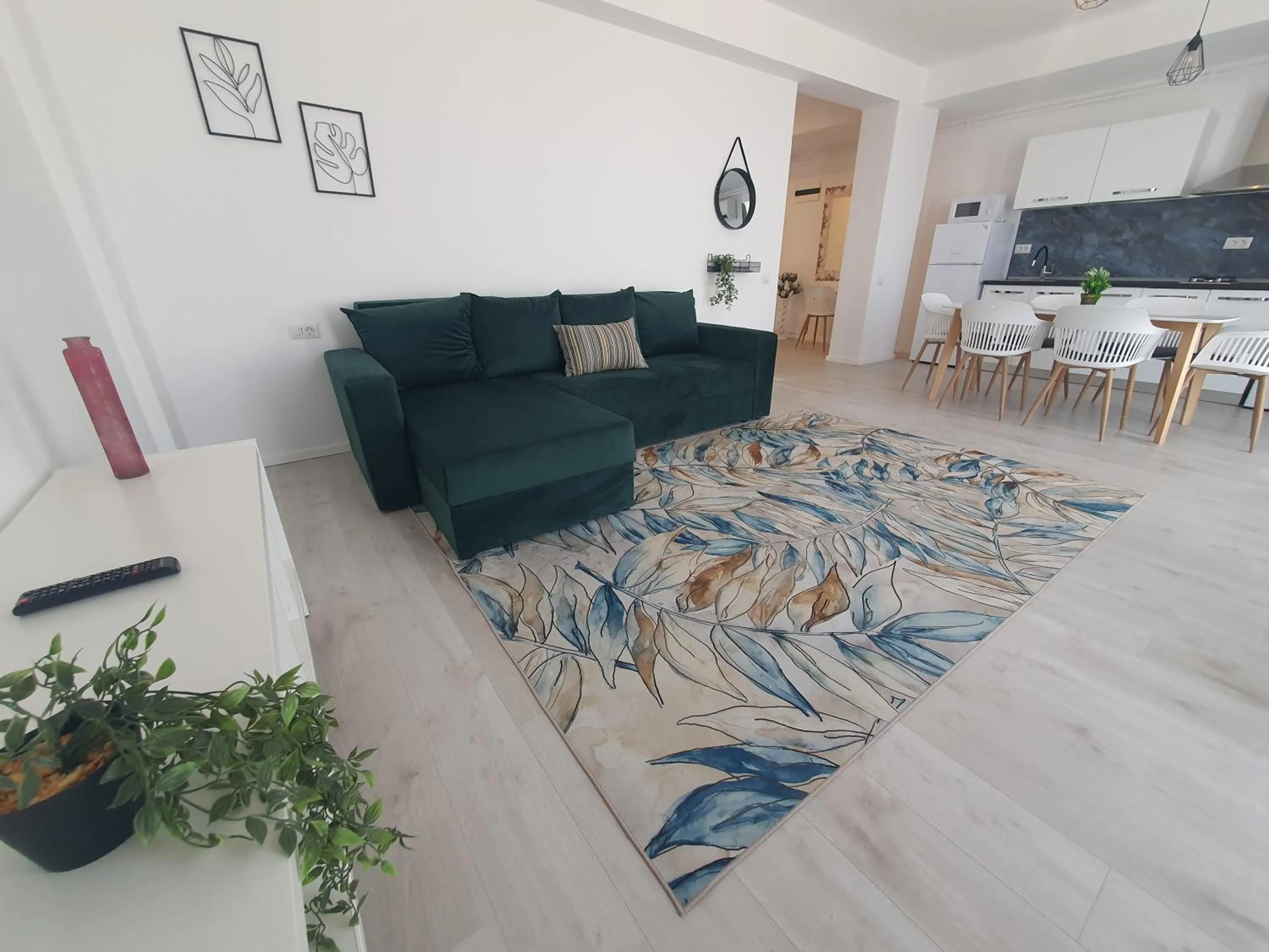 Living room in Grey Residence Apartments