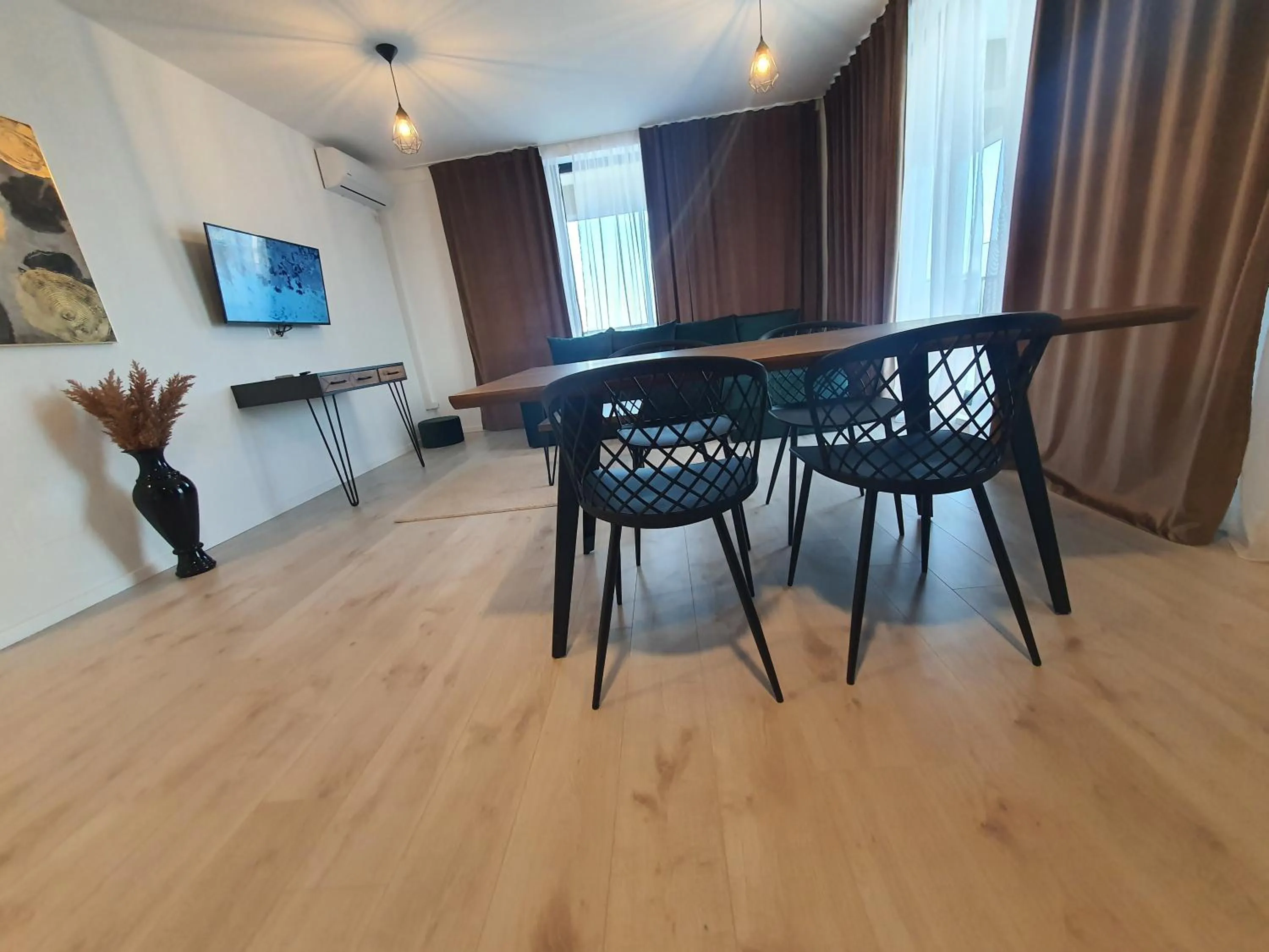 Living room in Grey Residence Apartments