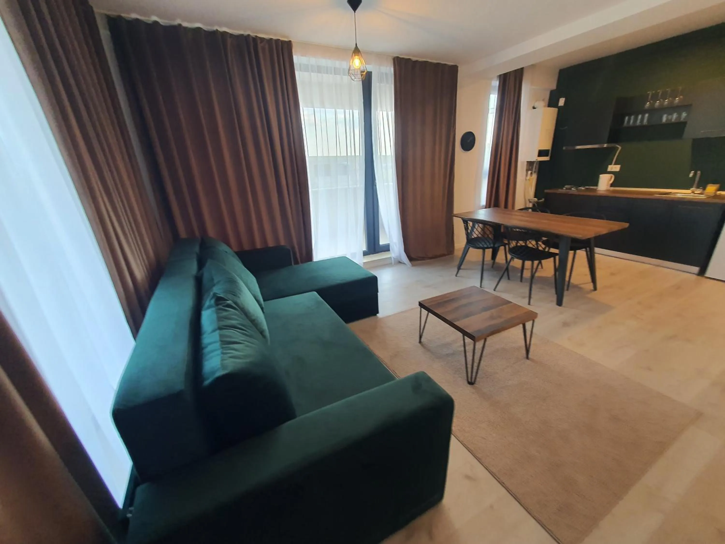 Living room in Grey Residence Apartments